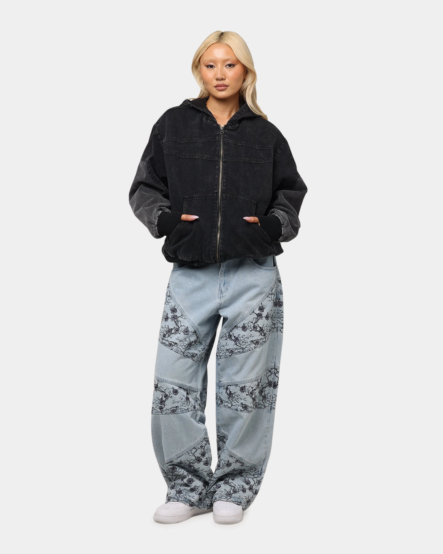 Saint Morta Hooded Workwear Jacket Black/Grey release Ventilated Back