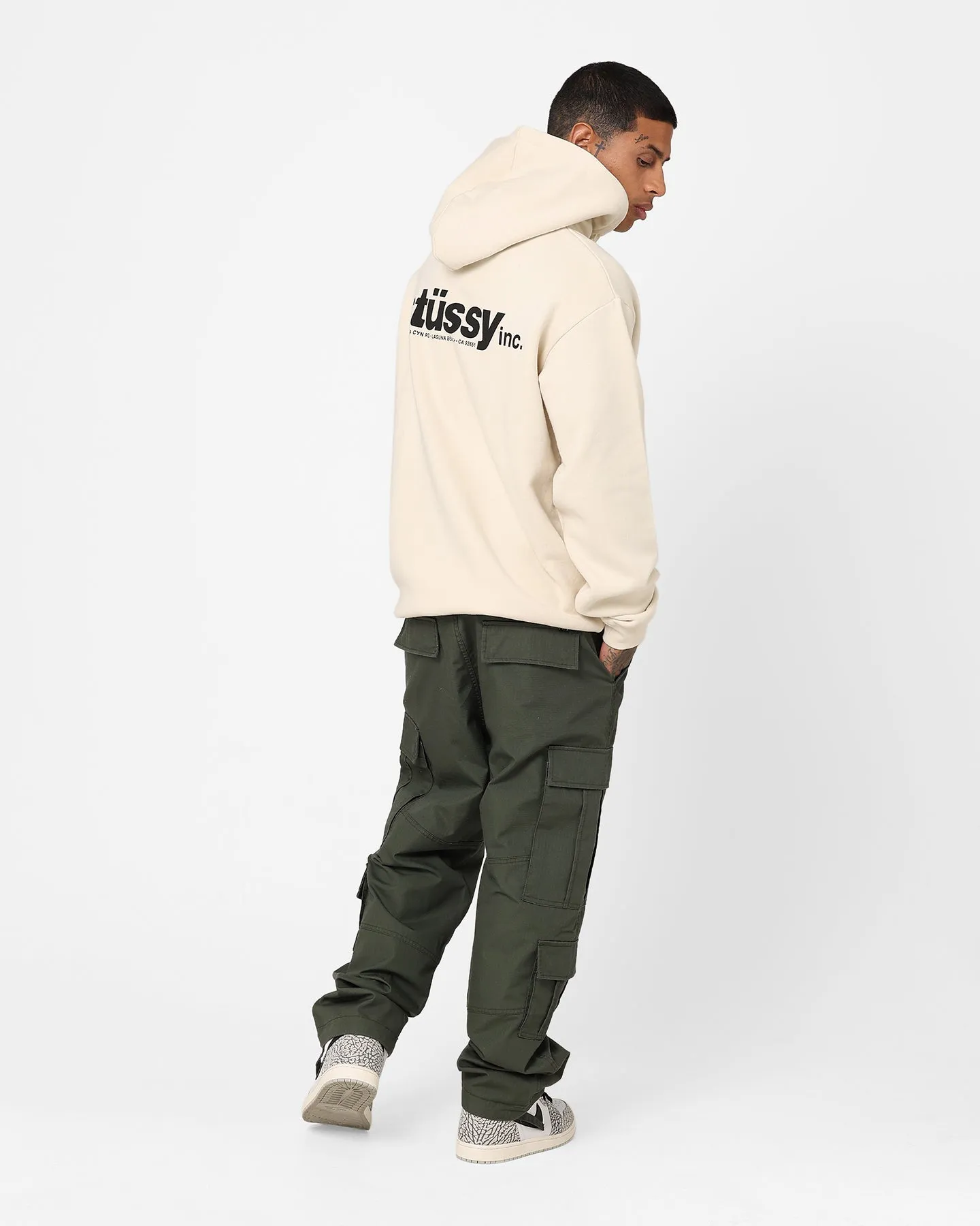 Lipstick Stussy INC LCB Hoodie Cream