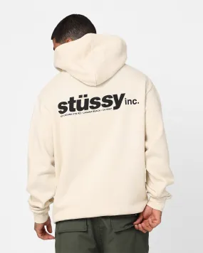 Stussy INC LCB Hoodie Cream Non Irritating Seams