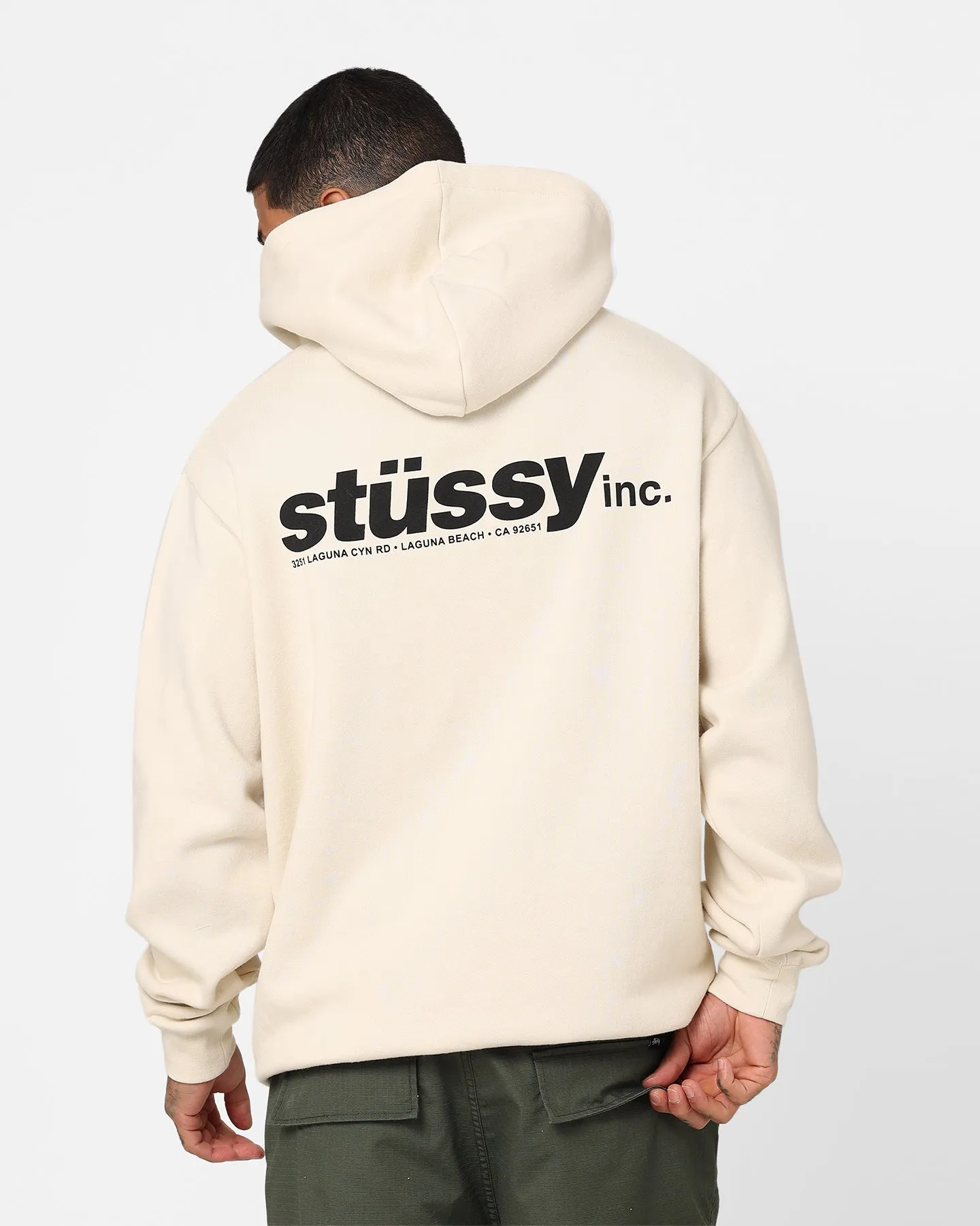 Stussy INC LCB Hoodie Cream Non Irritating Seams