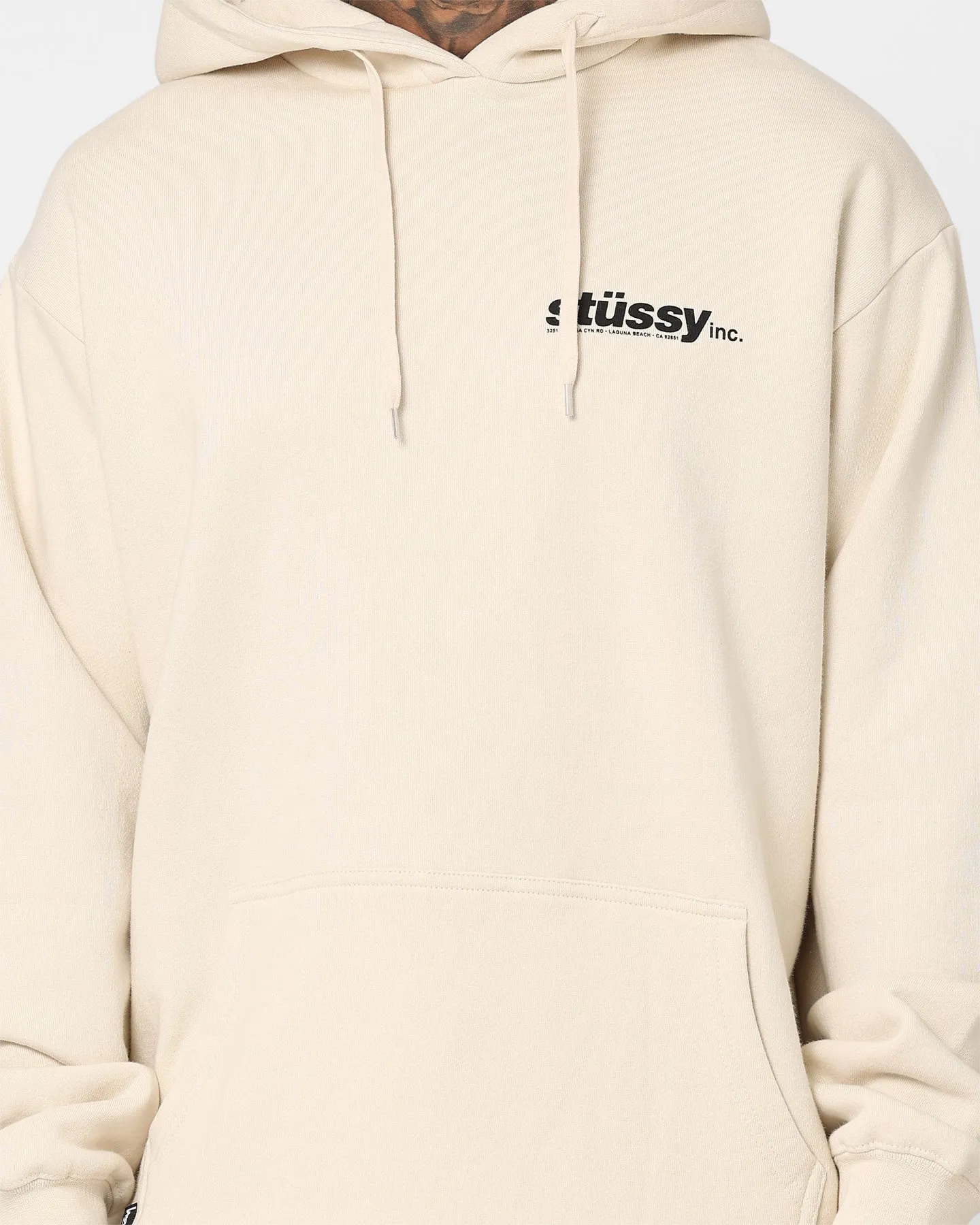 Stussy INC LCB Hoodie Cream Odor Control Fabric