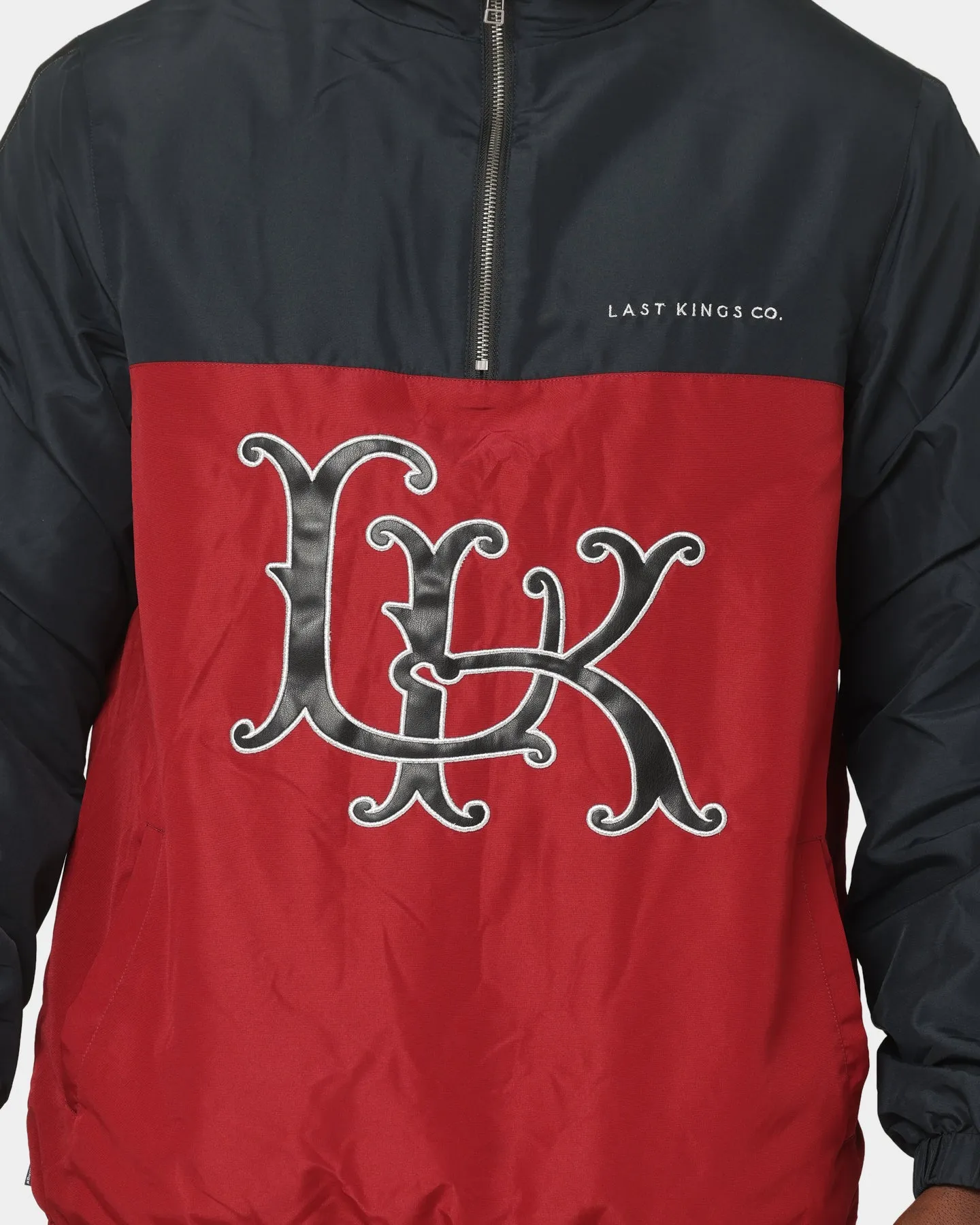 Last Kings Regalia Monogram Track Jacket Bloodstone Wrinkle Resistant Material Cool Fit