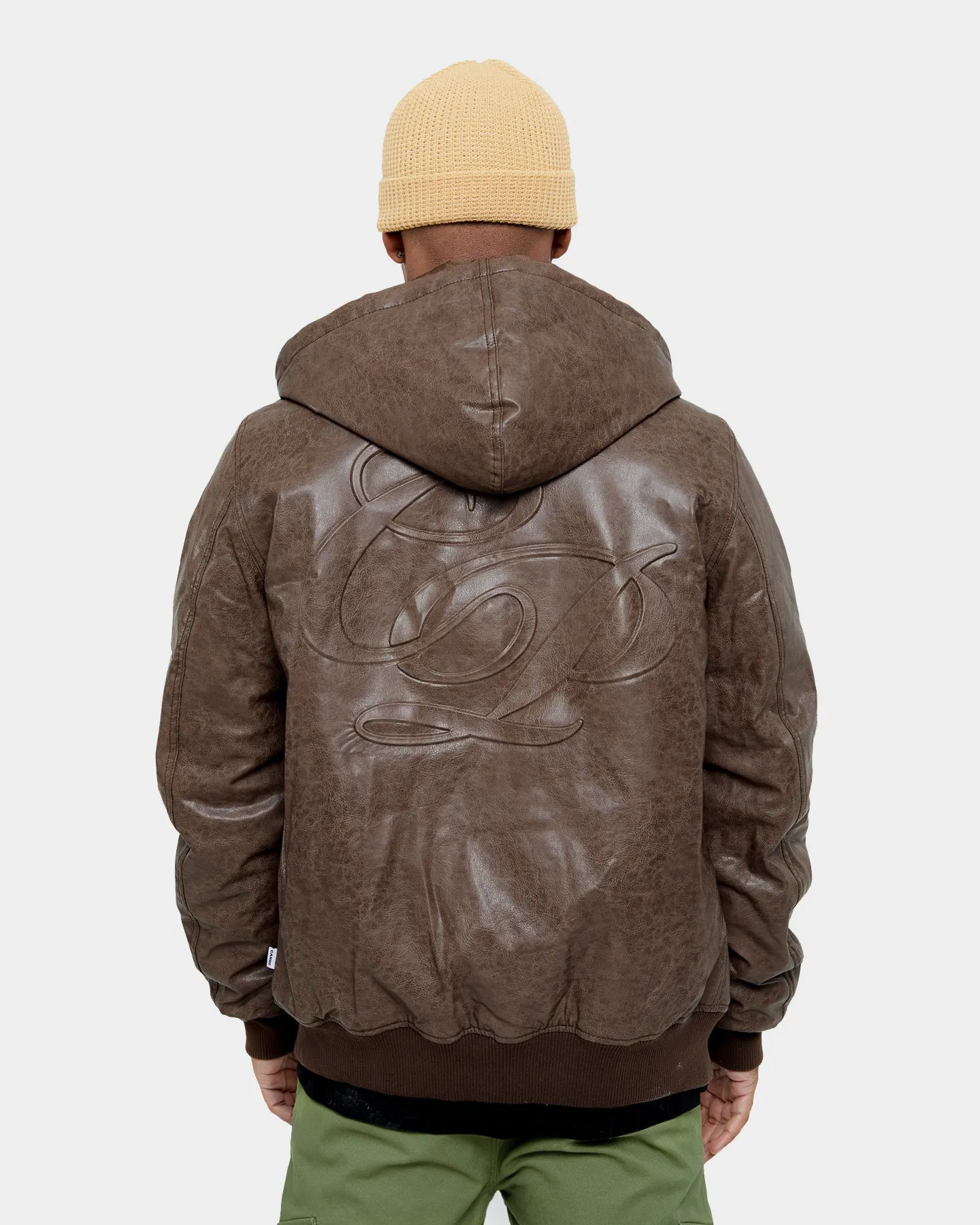 Carr?? Revolutionnaires PU Jacket Dark Brown Hike Short-sleeved