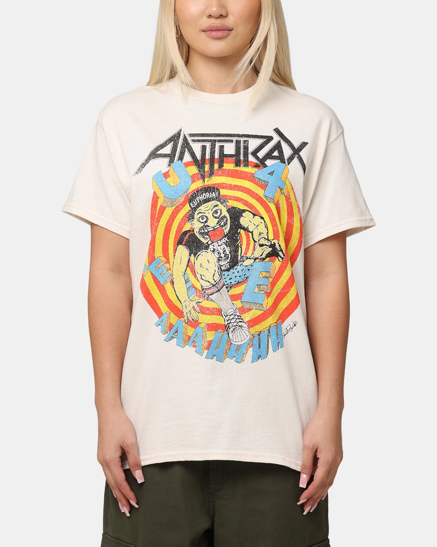 Anthrax U3EEEAAHH T-Shirt Natural Temperature Regulating Trendy Vibe