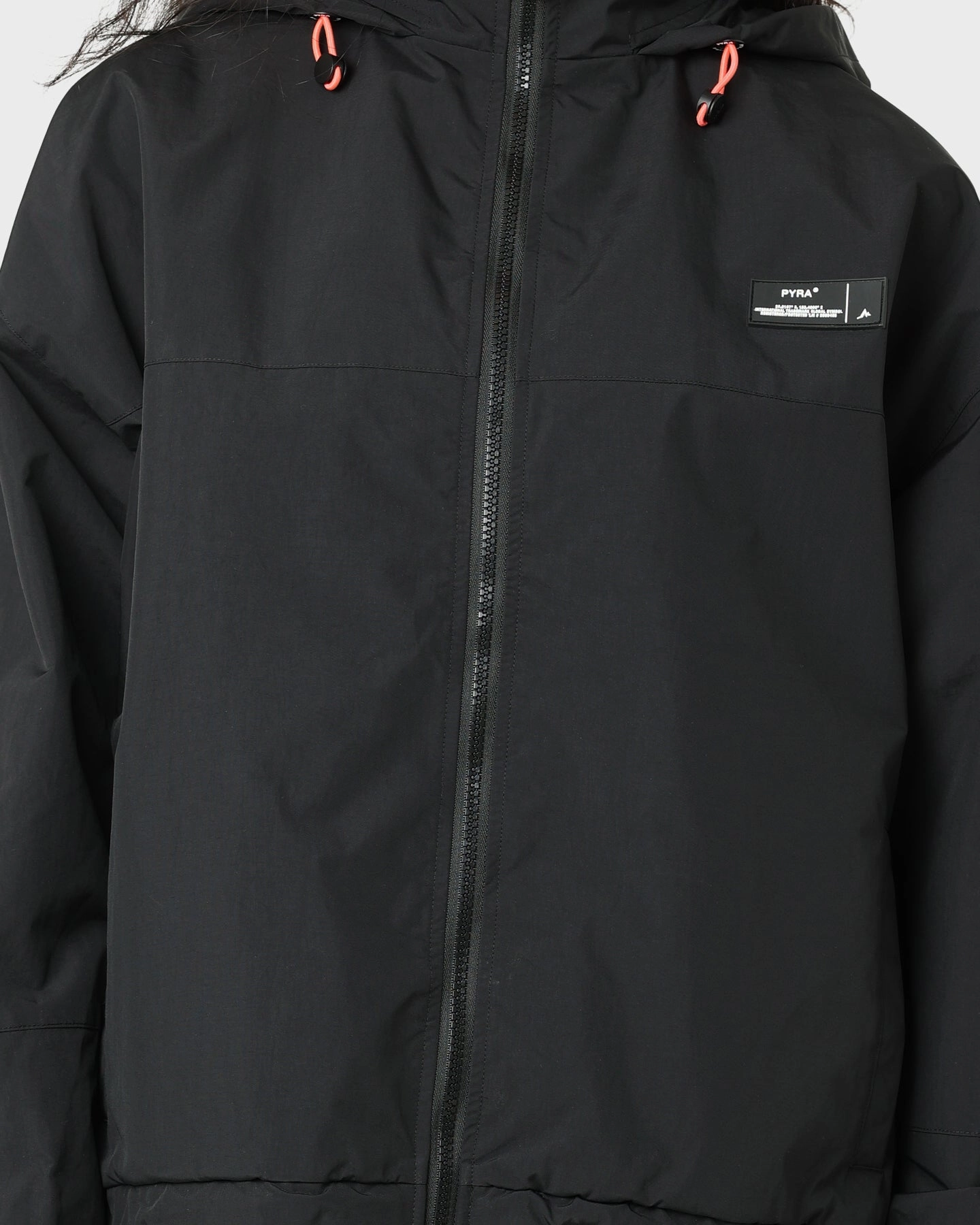 PYRA Women's Elements Wind Breaker Black/Pink Art Exhibition fireplace