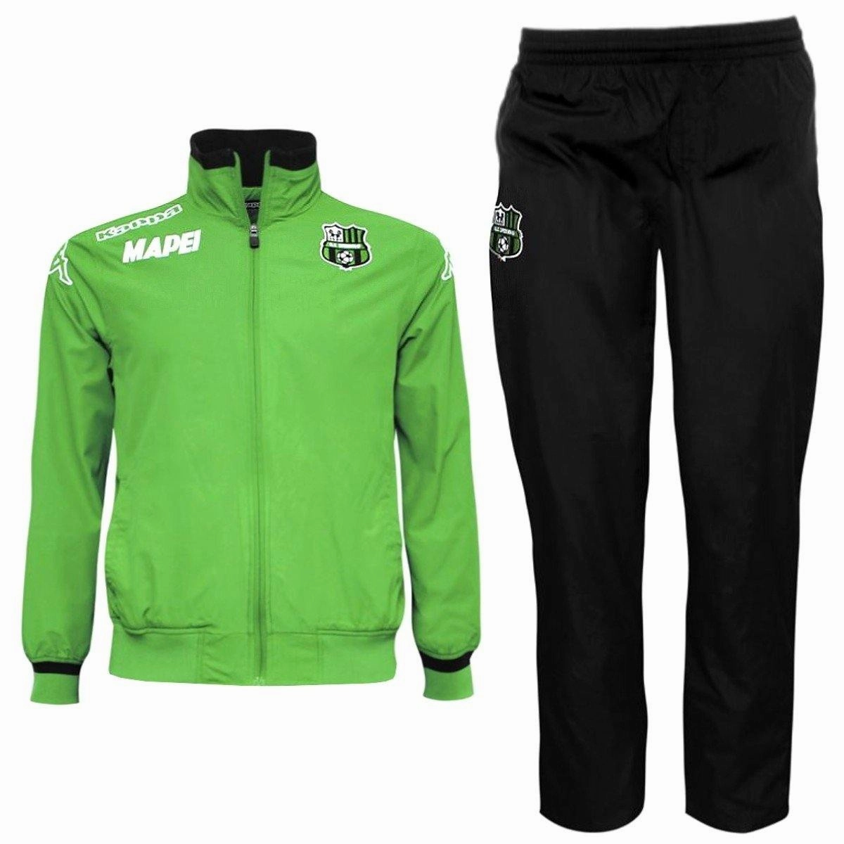 Us Sassuolo Calcio Presentation Soccer Tracksuit 2015/16 Green - Kappa Torsion Control System Taste