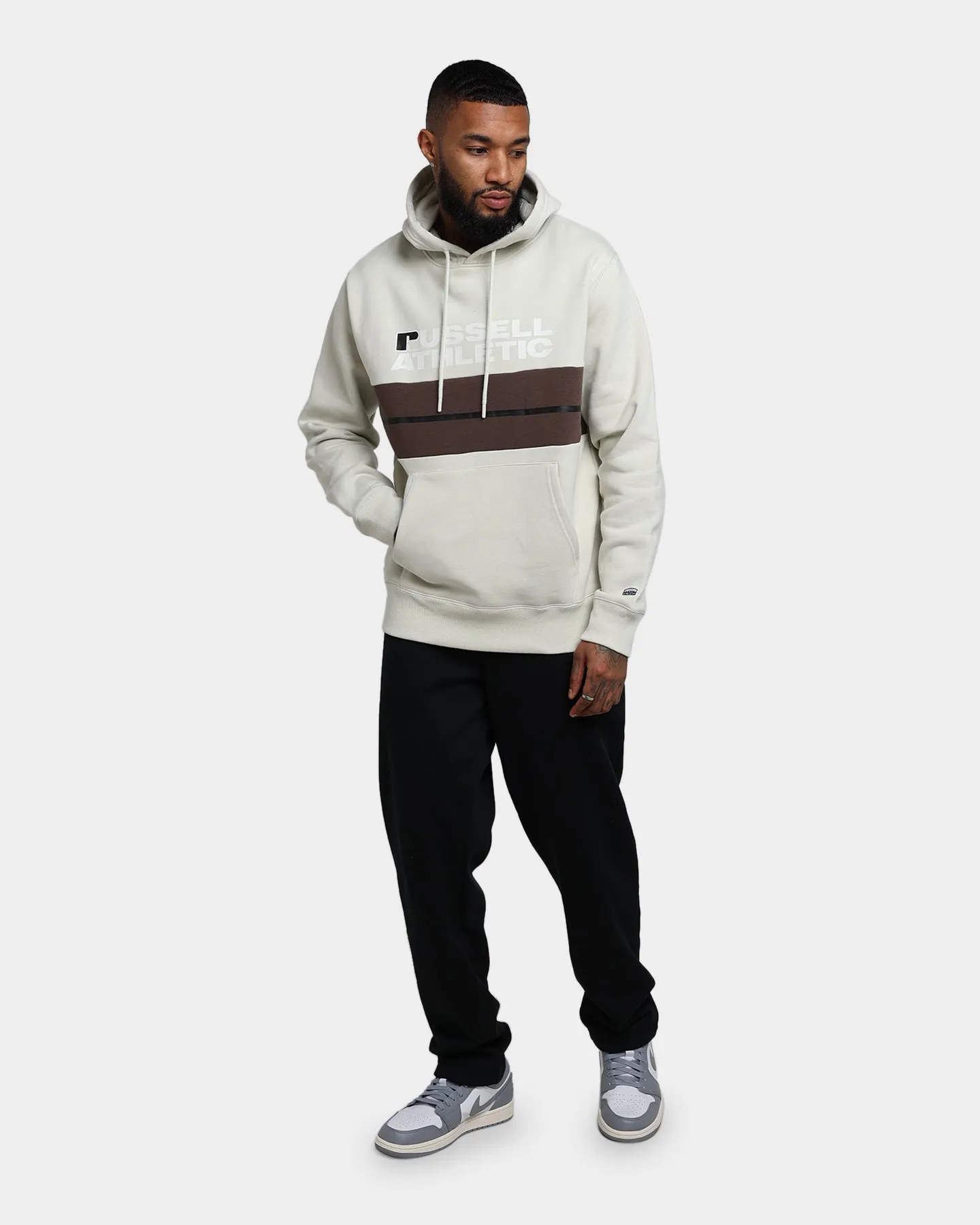 Layered Russell Athletic College Hoodie Beach