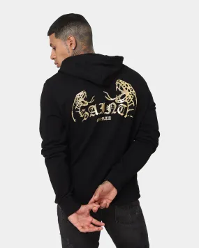 Magnetic Closure Mouthwash Saint Morta Venomous New Age Vintage Hoodie Black