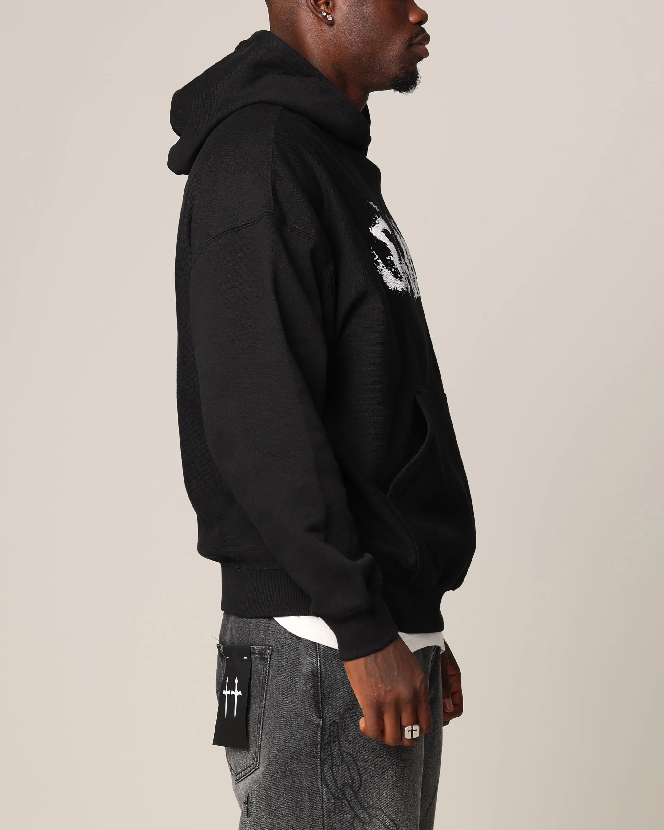 Saint Morta System Overload Hoodie Black Multi Pocket System Bond