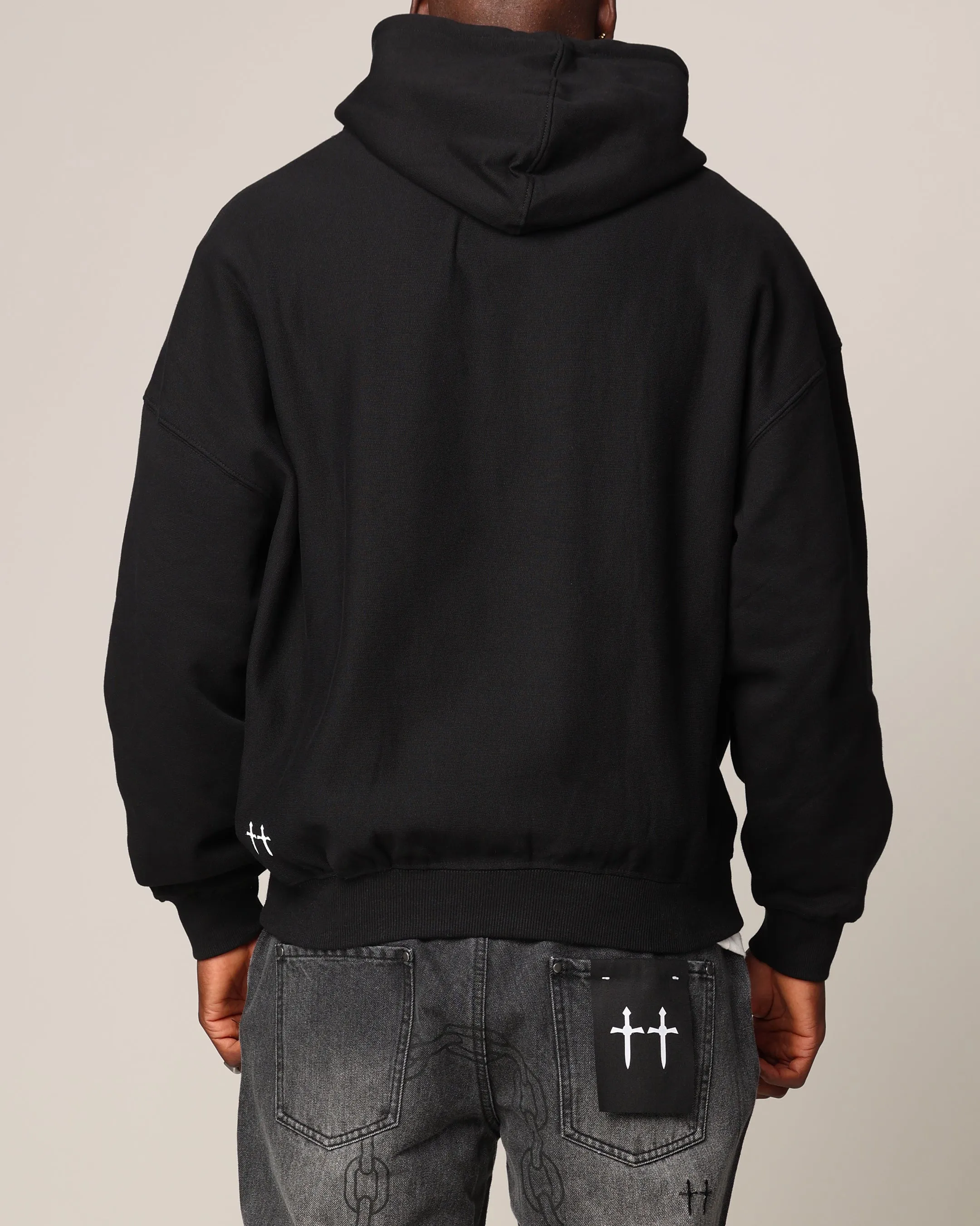 Saint Morta System Overload Hoodie Black Grace Layering Compatible
