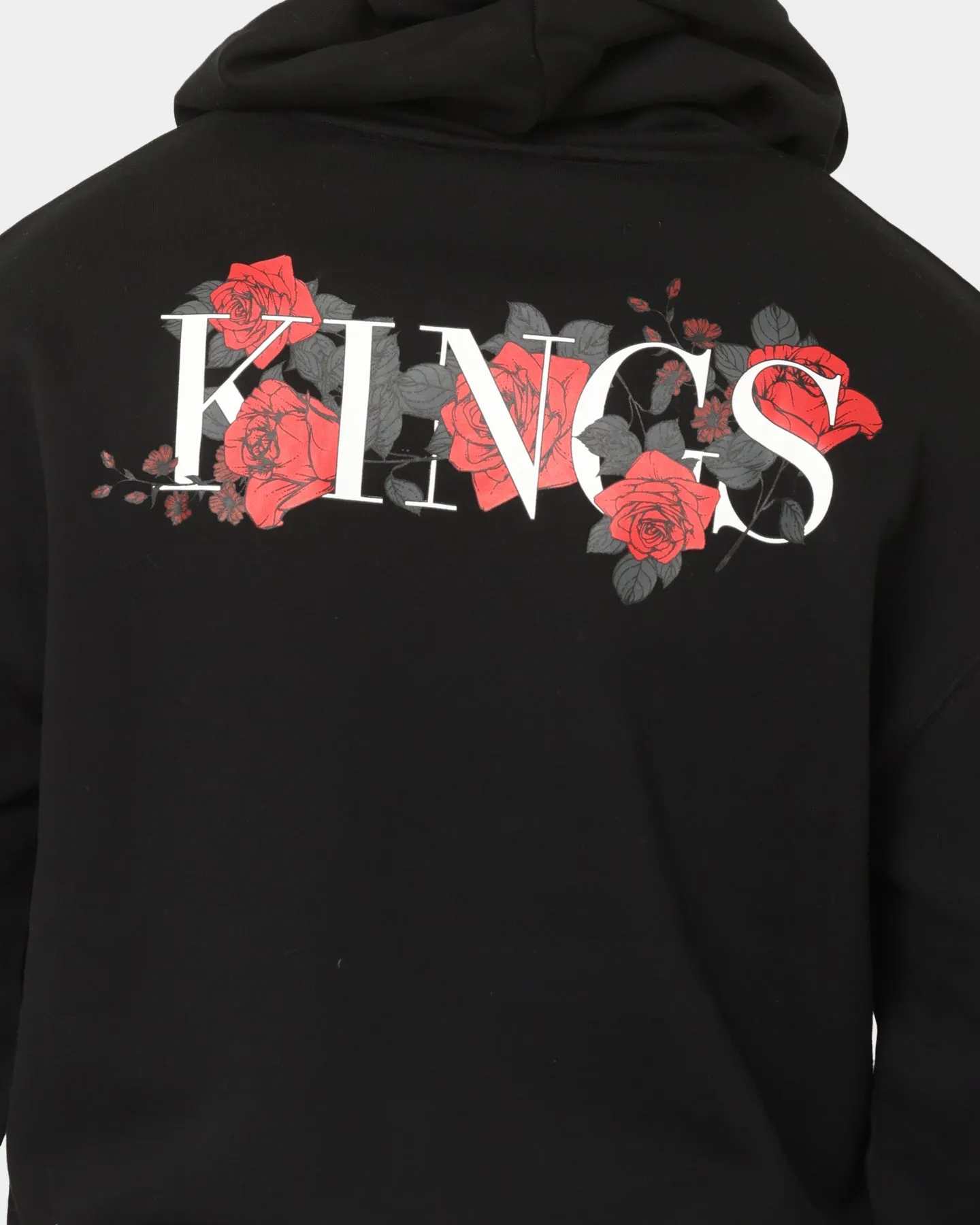 Last Kings Dead Roses Hoodie Black warm material Abrasion Resistant Zippers