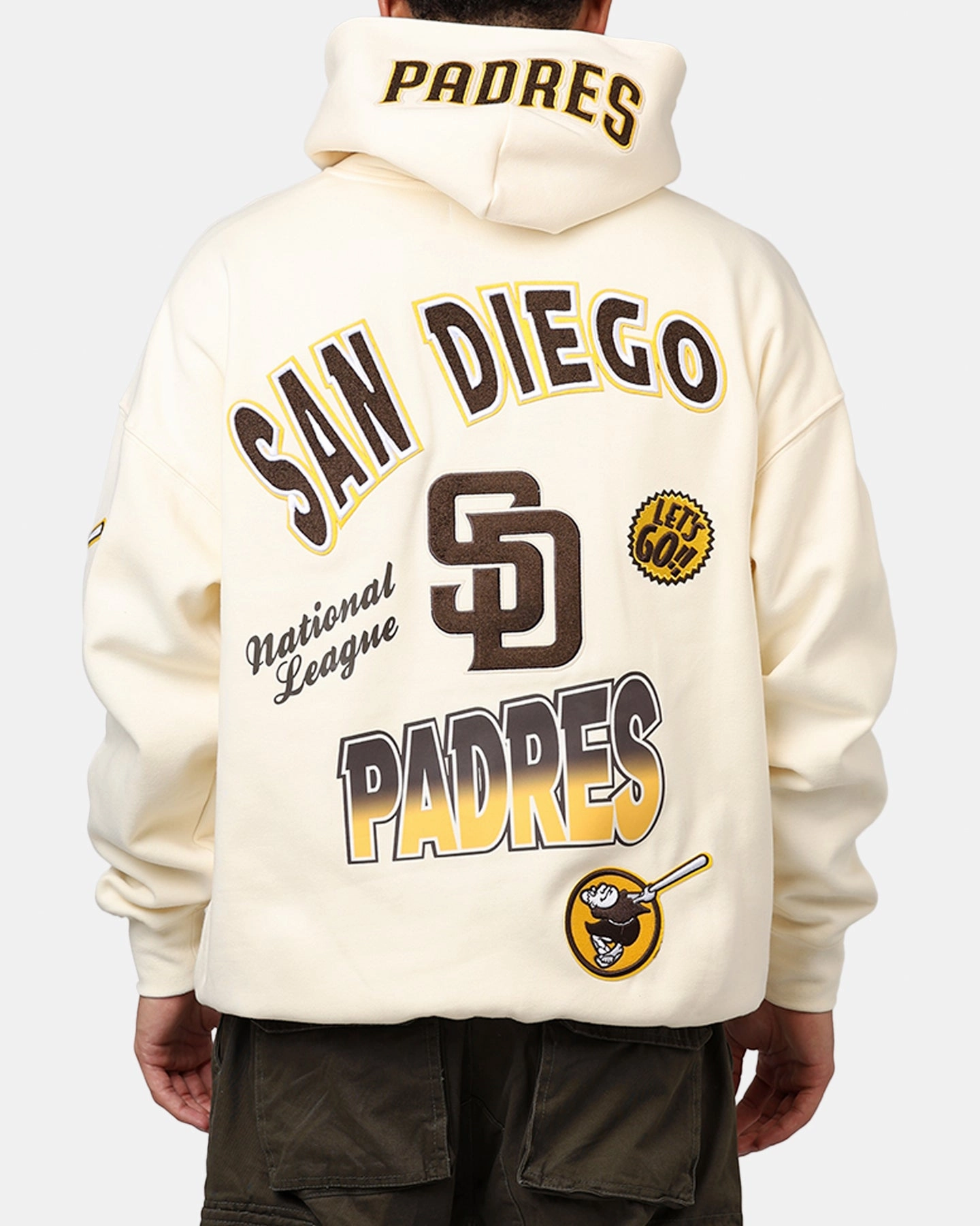 Pro Standard San Diego Padres Turn It Up Hoodie Cream practice session