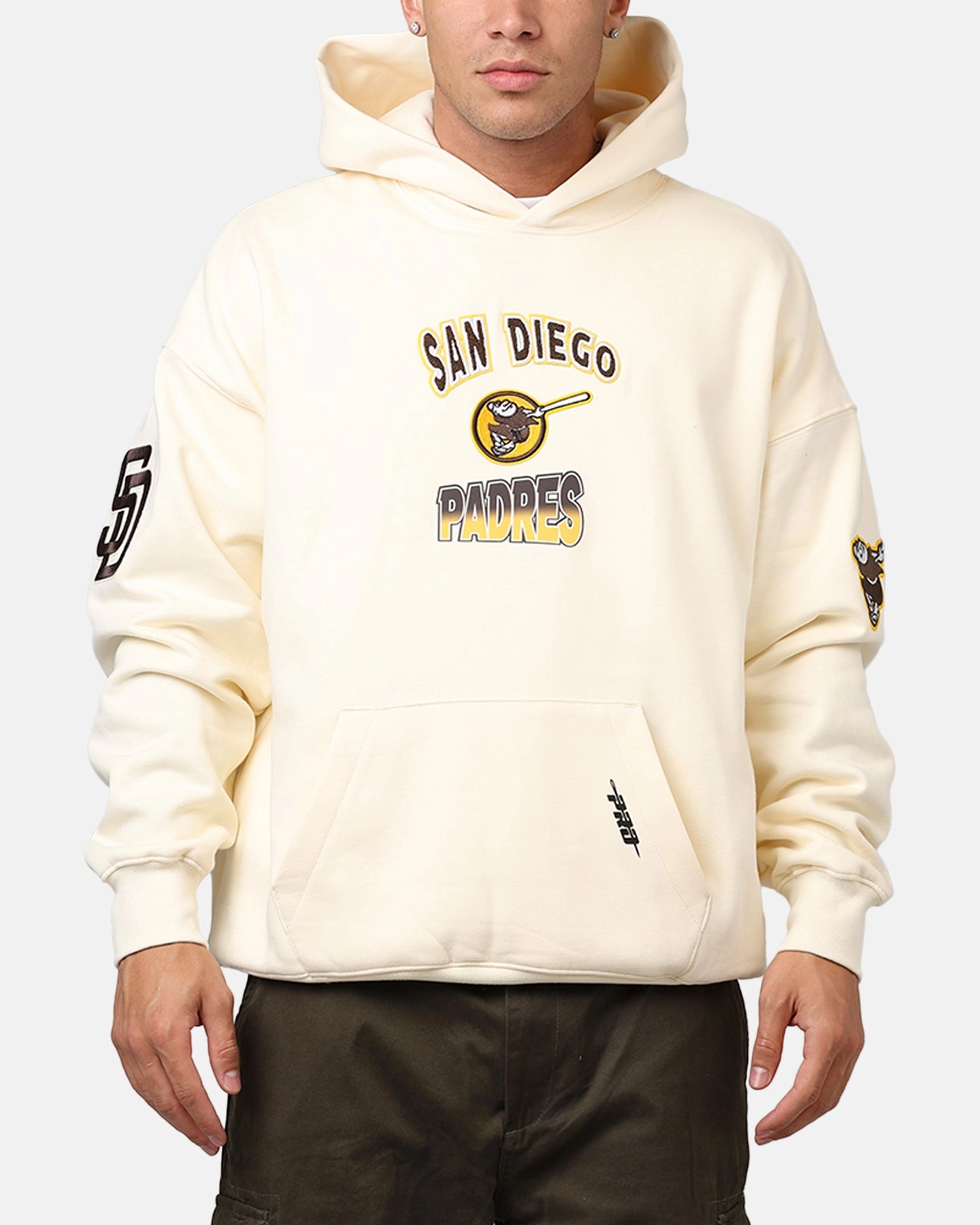 Cold Shield Pro Standard San Diego Padres Turn It Up Hoodie Cream