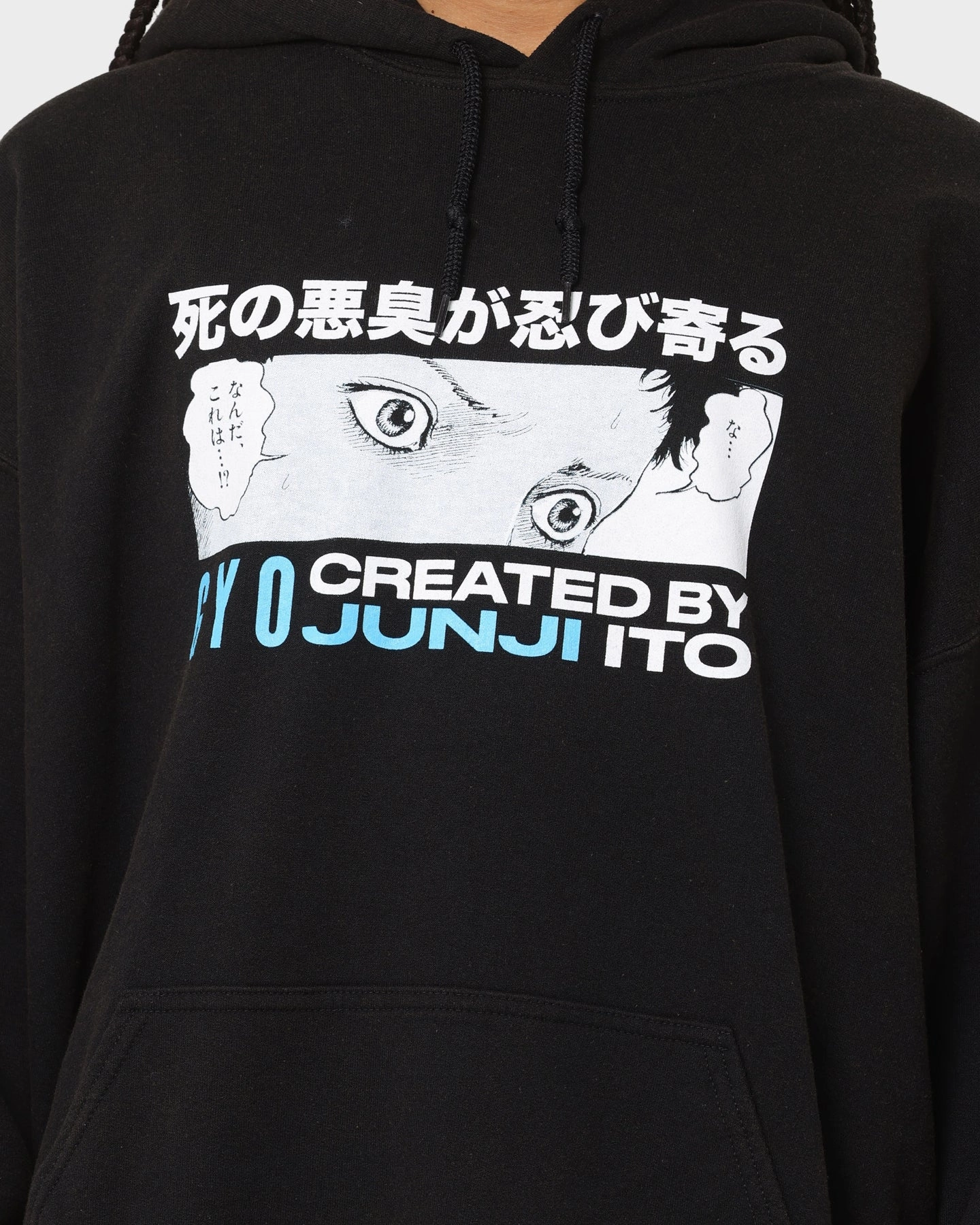 Non Irritating Tags Goat Crew X Gyo Gyo Vintage Hoodie Washed Black