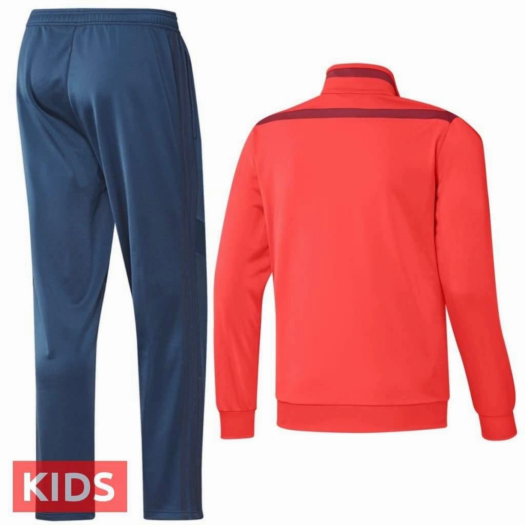 Office Casual Kids - Bayern Munich training bench Soccer tracksuit 2019/20 - Adidas