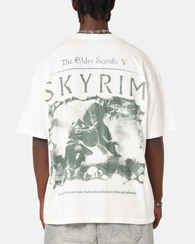 73 Studio X The Elder Scrolls V: Skyrim Vintage T-Shirt Off White Relax Trend