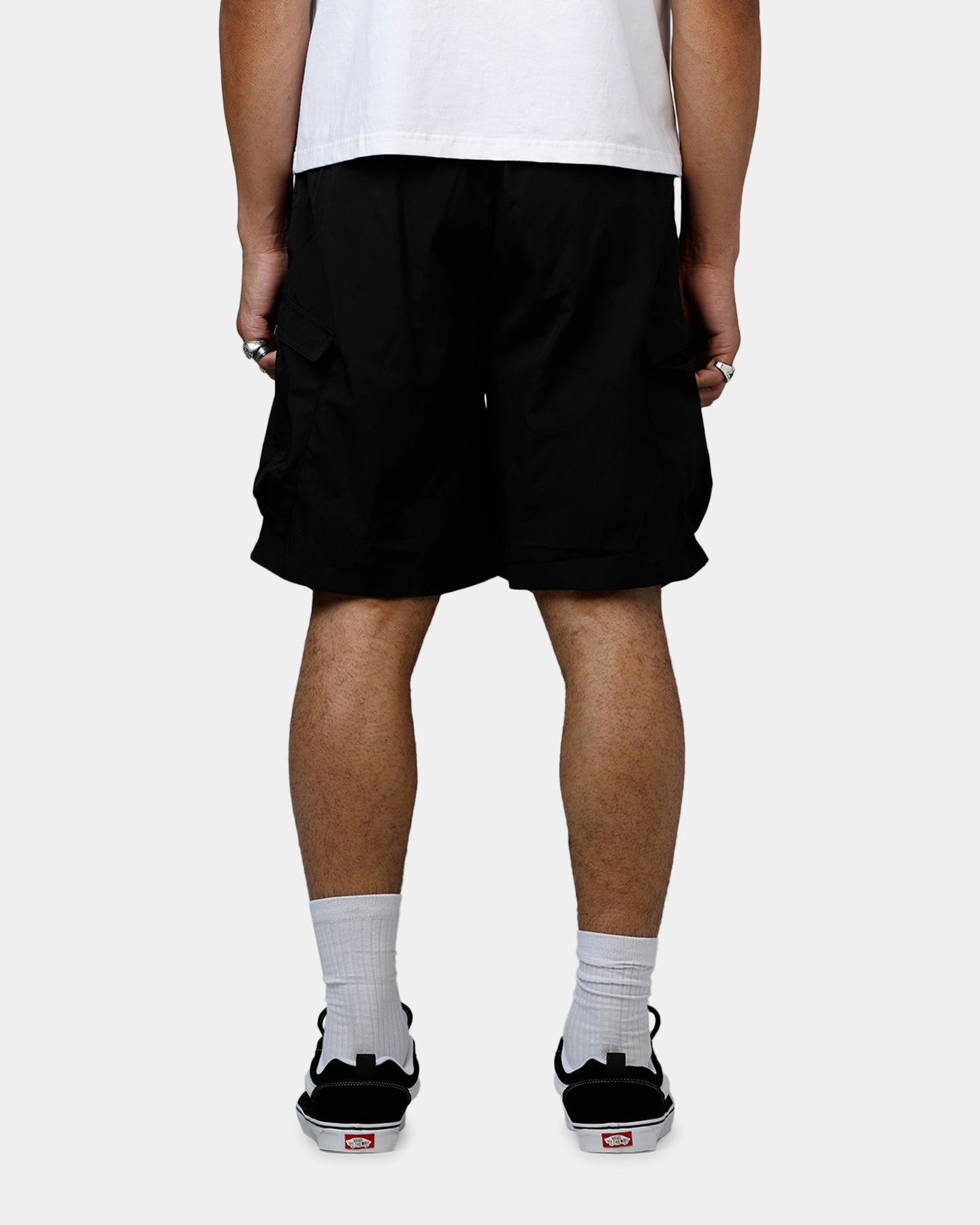 Banx Signature Cargo Shorts Black Effortless Style Non Restrictive Fit