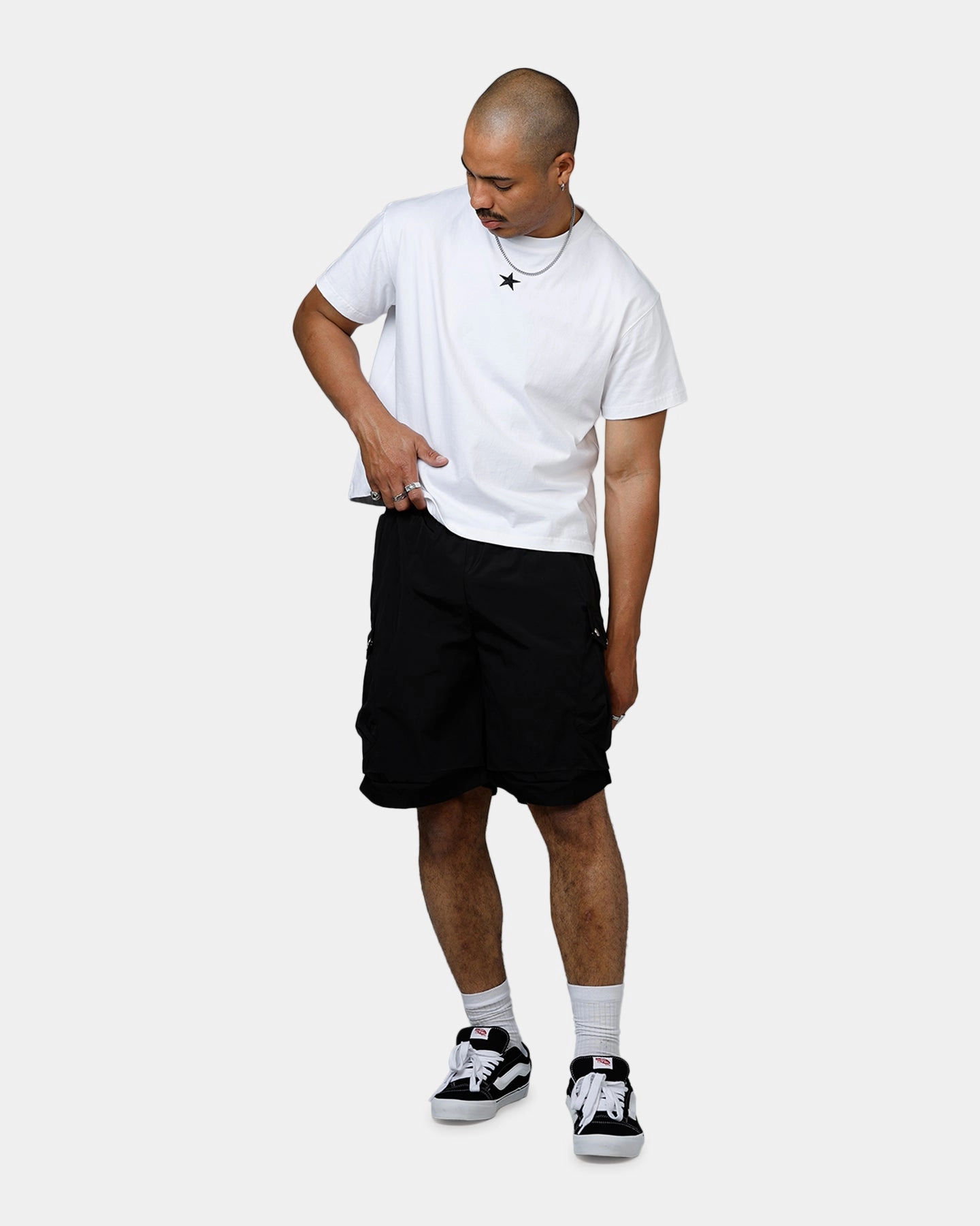 Banx Signature Cargo Shorts Black Summer essentials