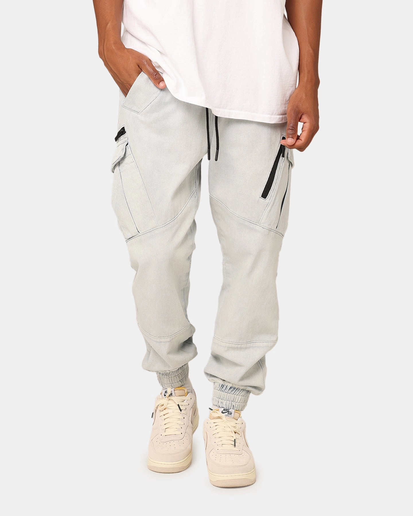 Carre Evolution XL Denim Cargo Jogger Light Blue Basic Stretch WaterproofTechnology