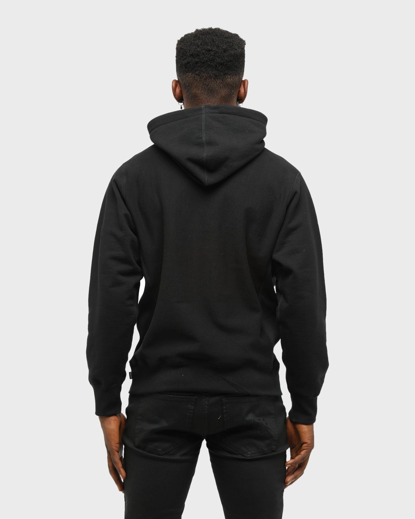 petite size Wind Lock SUPREME BANDANA BOX LOGO HOOD BLACK