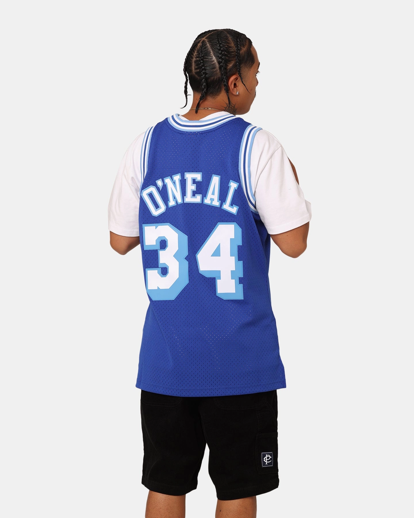 Mitchell & Ness Los Angeles Lakers Shaquille O'Neal '96-'97 #34 Swingman Jersey Royal Sleek Design Comfort and Fit