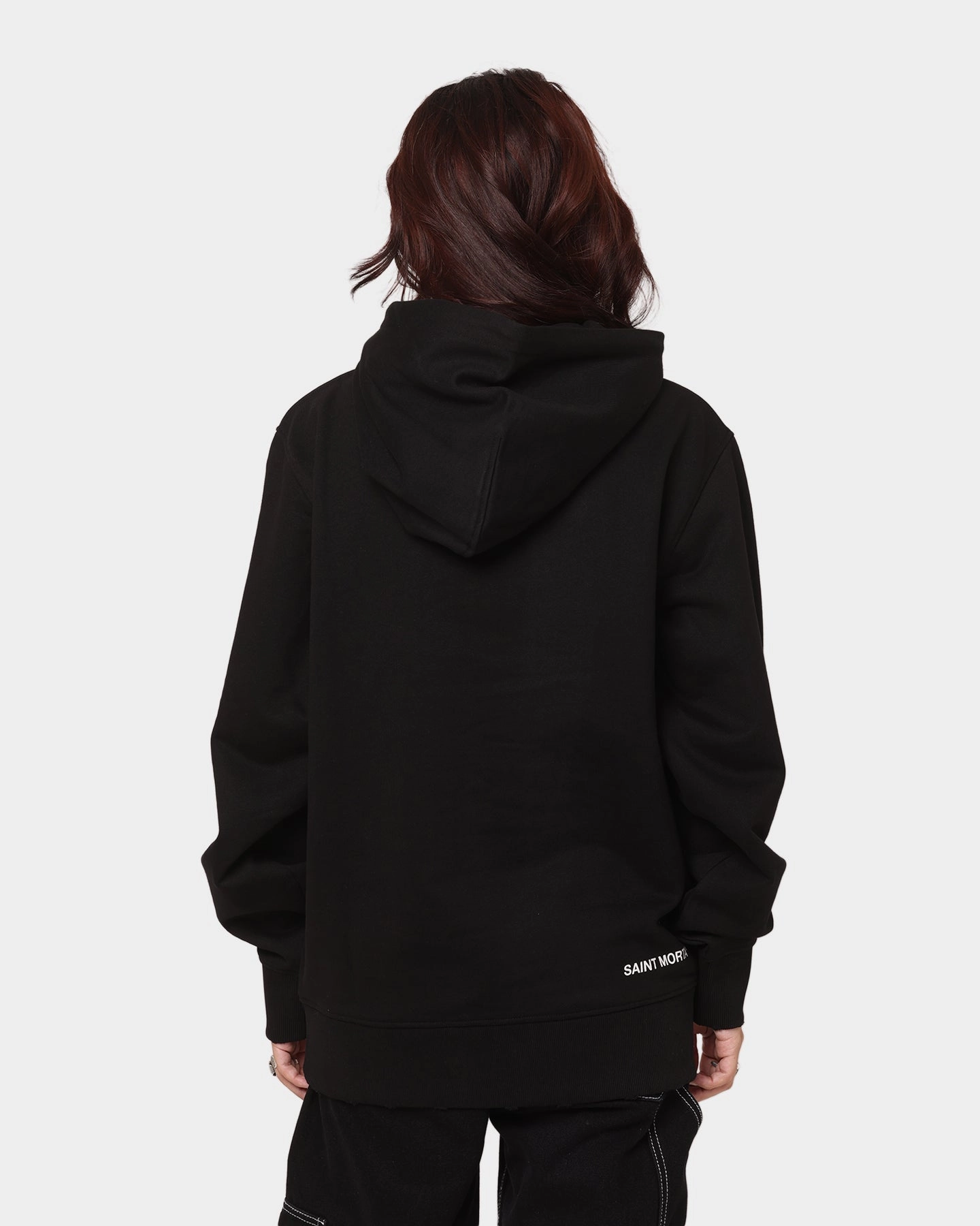 Saint Morta Society Hoodie Black/Gold Display Waterproof Fabric