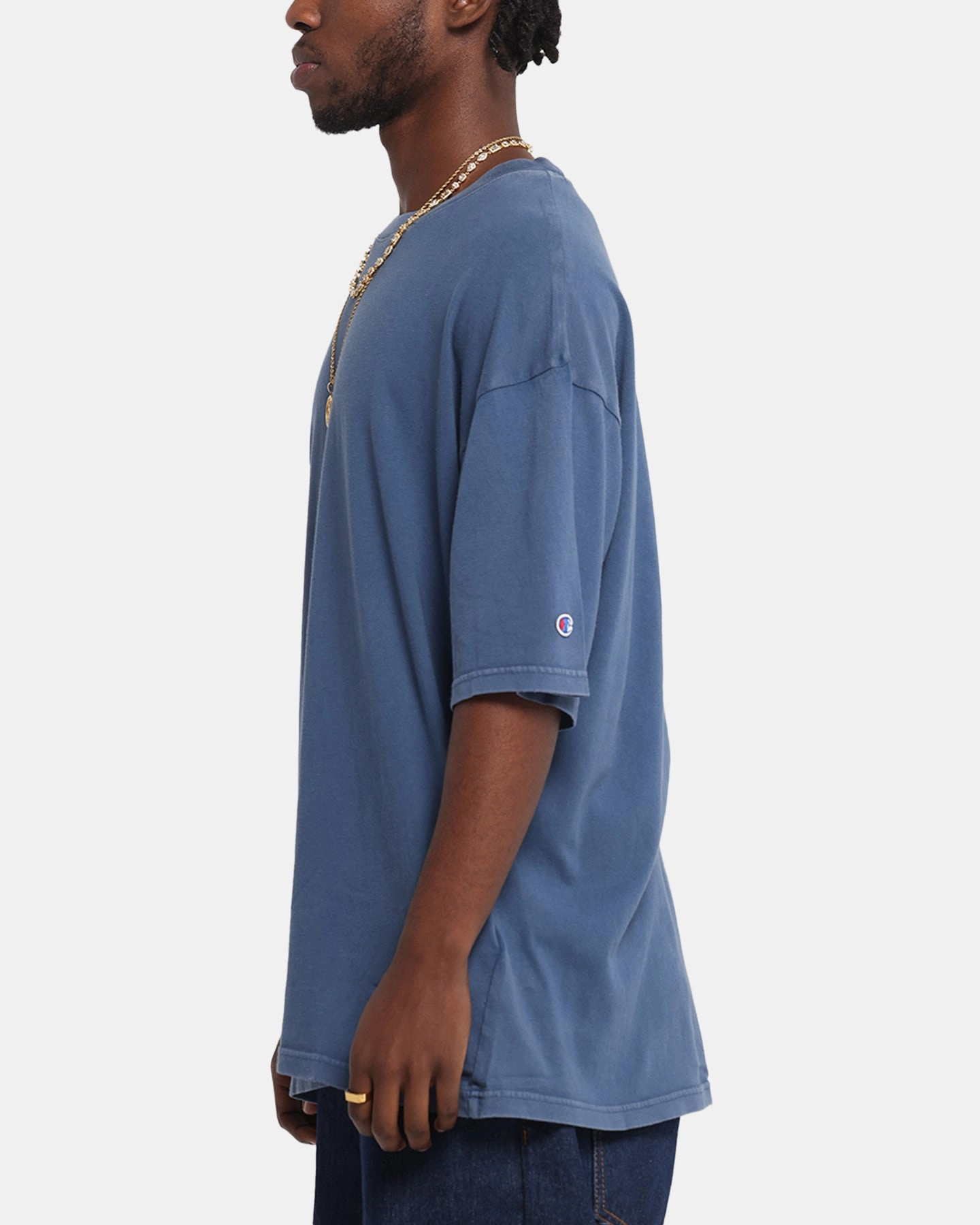 Champion Riggins T-Shirt Teal Perfect for Travel Layering Fashion
