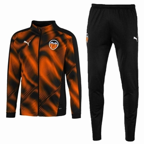 Quick Dry Gear UVProtection Valencia CF pre-match presentation soccer tracksuit 2019/20 - Puma