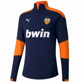 VentilationPanels Valencia CF training technical sweat top 2020/21 navy - Puma