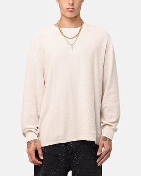 Everyday Wearable XXIII Textured Long Sleeve T-Shirt Sand