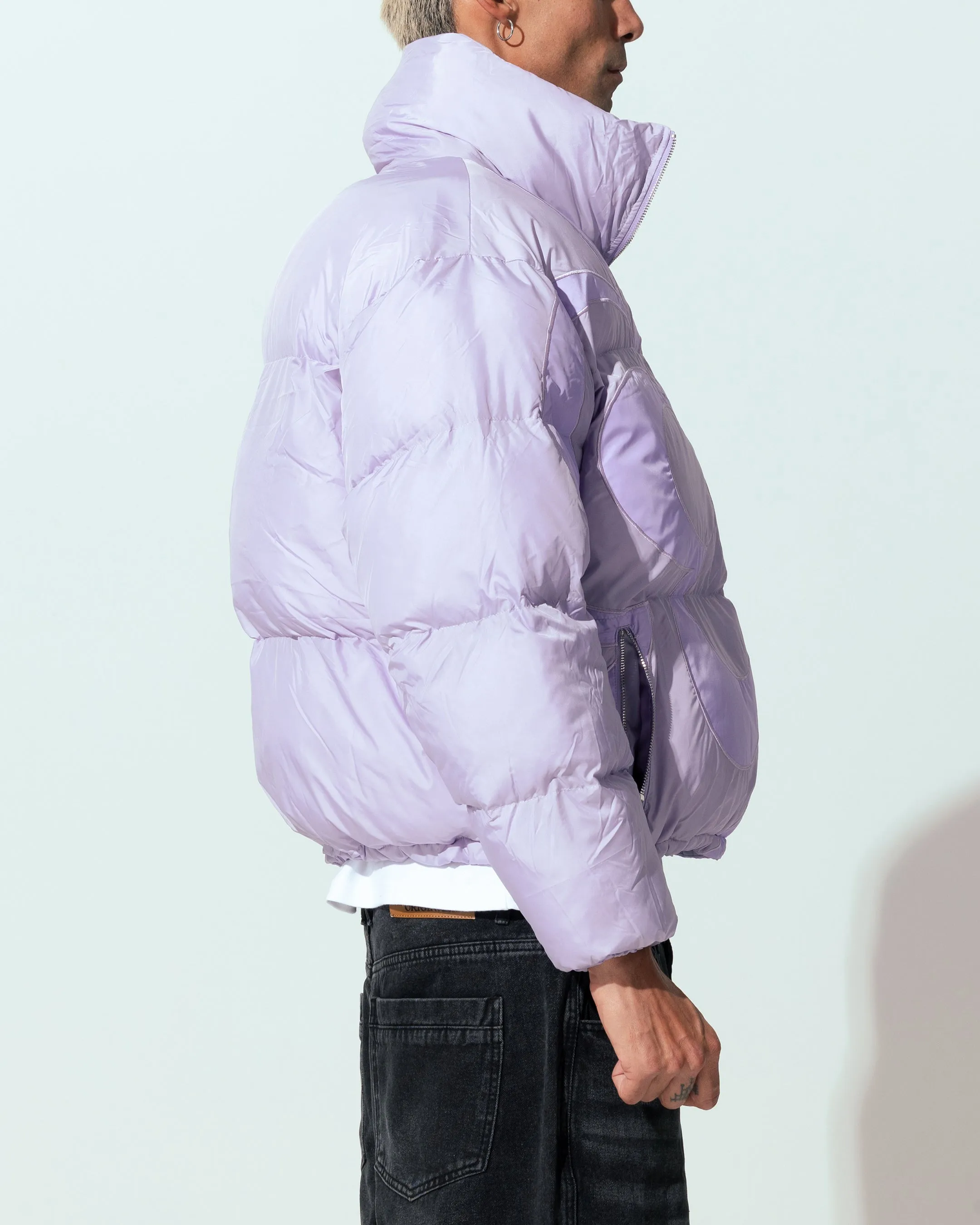Packable Layer Loiter Eden Puffer Jacket Purple