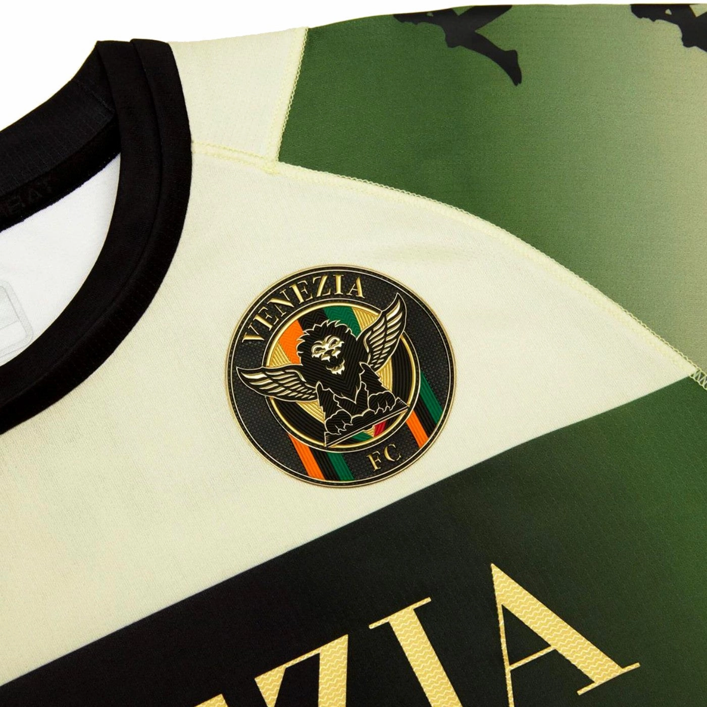 Venezia FC cream Away Soccer jersey 2022 - Kappa Seamless construction