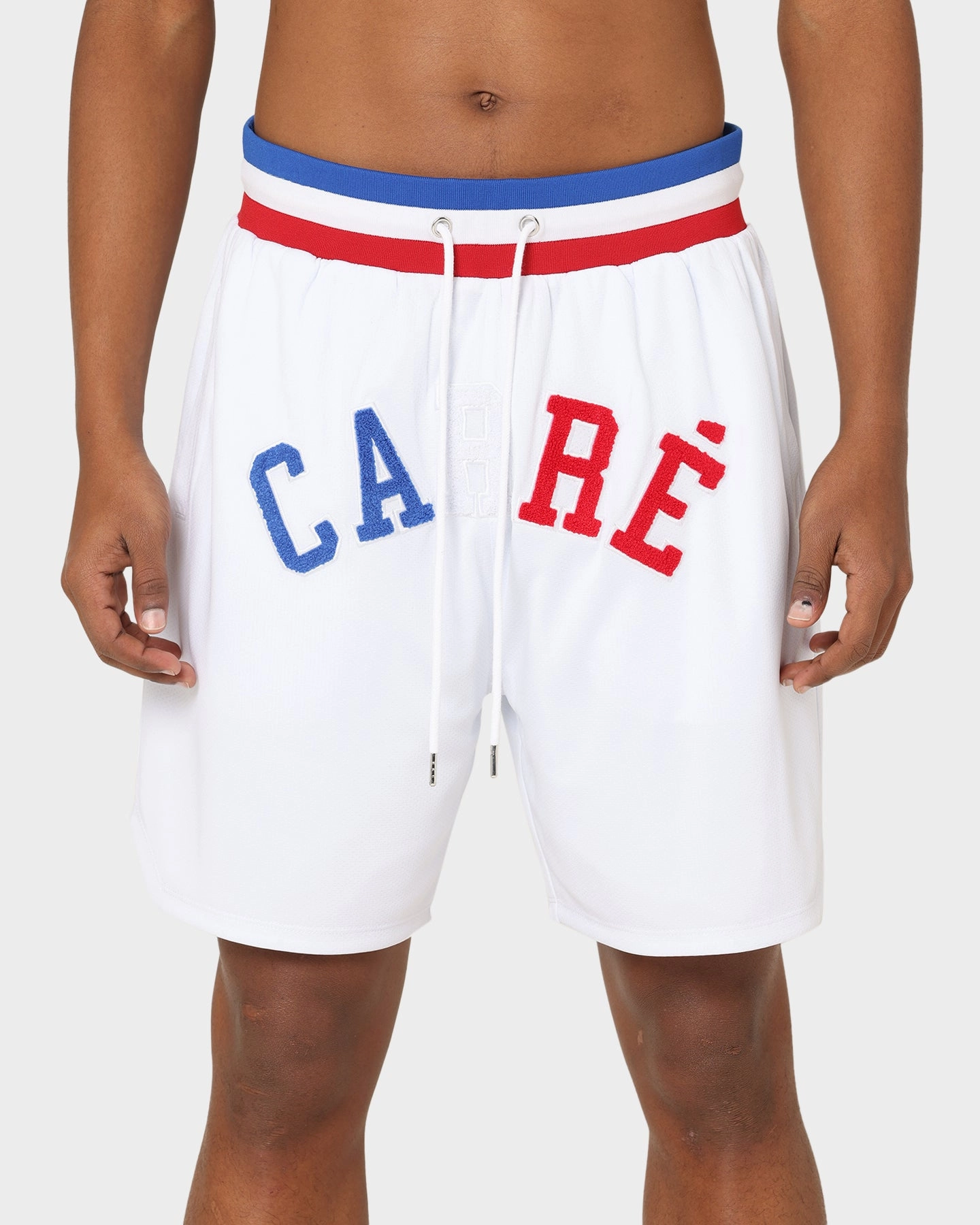 Carr?? C-Class Ball Shorts White Classic Vibe Athletic Look