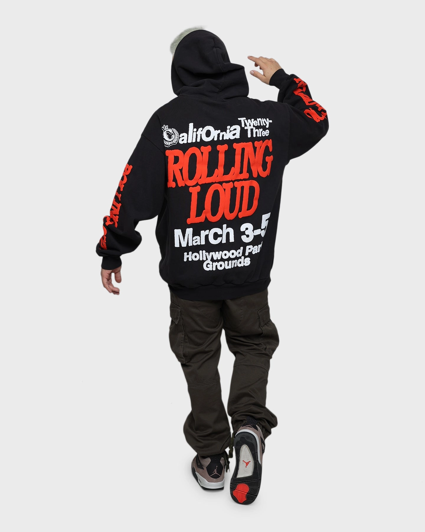 Rolling Loud Rolling Loud Venue Vintage Hoodie Vintage Black Portray