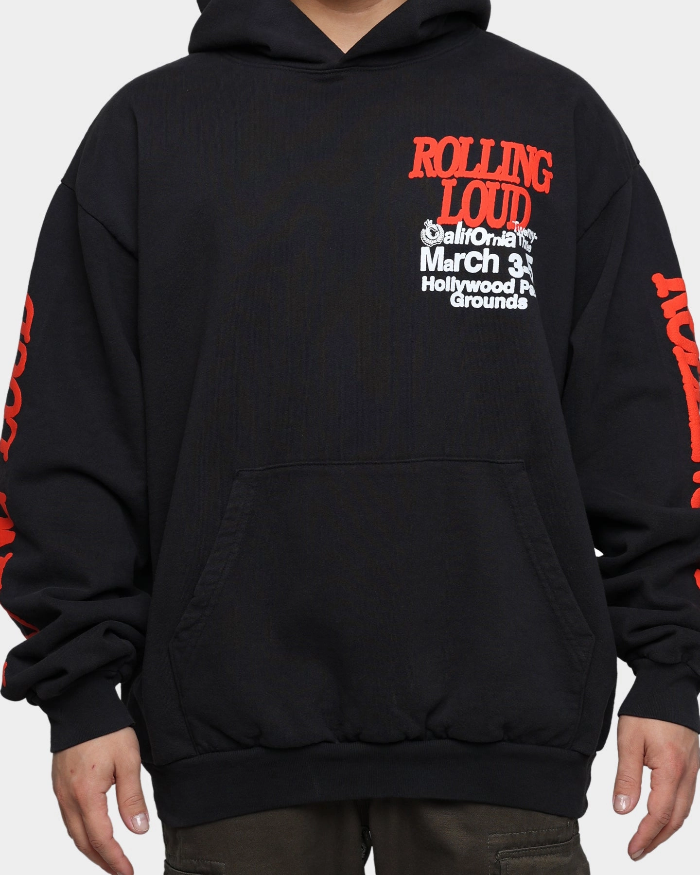 Moisture Wicking Lining Rolling Loud Rolling Loud Venue Vintage Hoodie Vintage Black