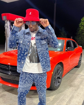 Legacy XXIII Cashel Paisley Denim Jacket Blue