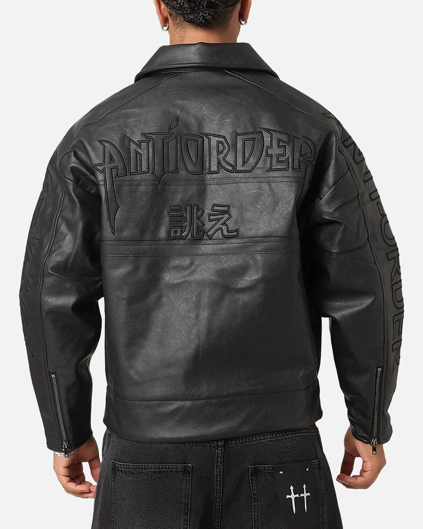 All Day Use The Anti Order Oversized Motor Jacket Black