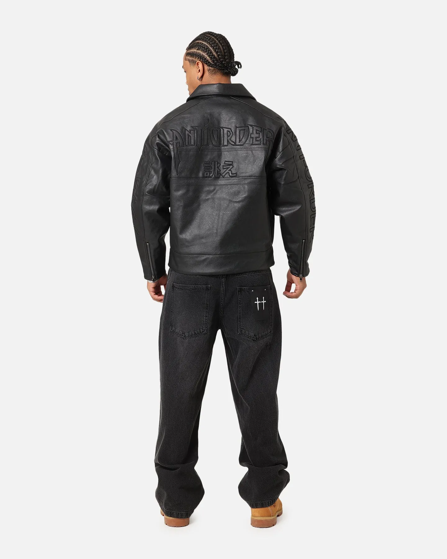 Award The Anti Order Oversized Motor Jacket Black