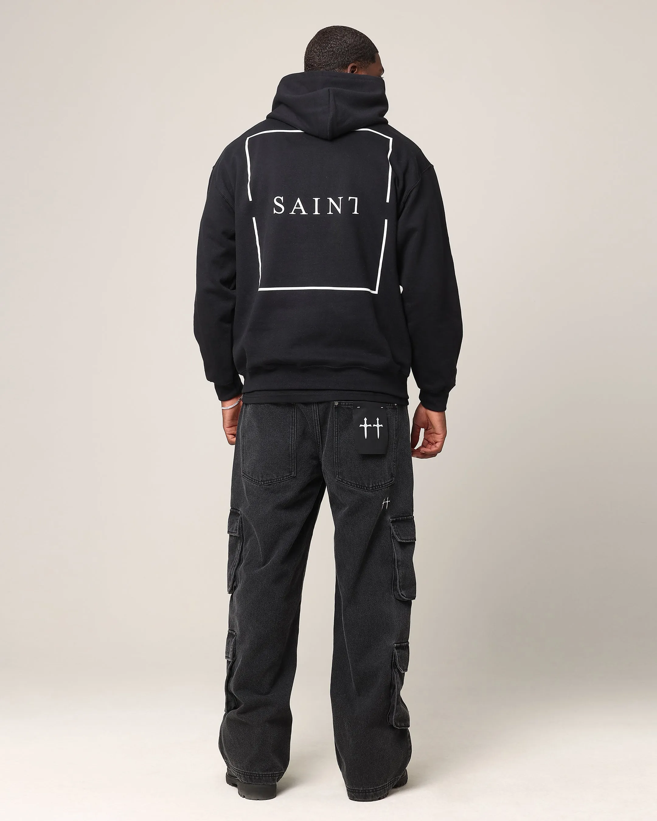 Street Vibe runway show Saint Morta Division Hoodie Black