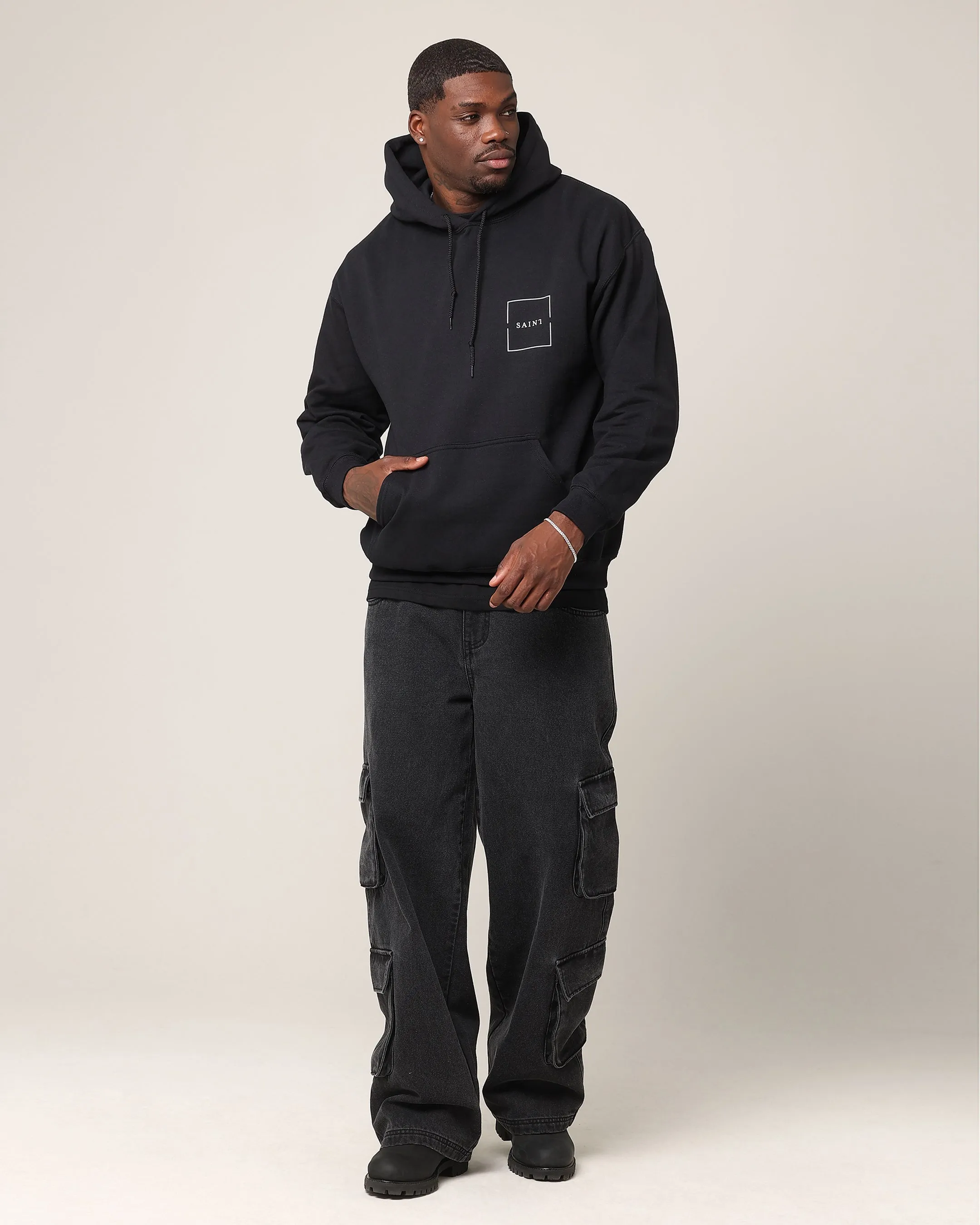 Saint Morta Division Hoodie Black Dispute Camping Trip