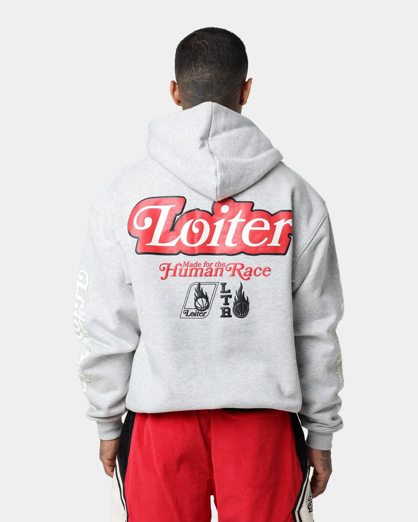 Level Loiter Carter Premium Hoodie Grey