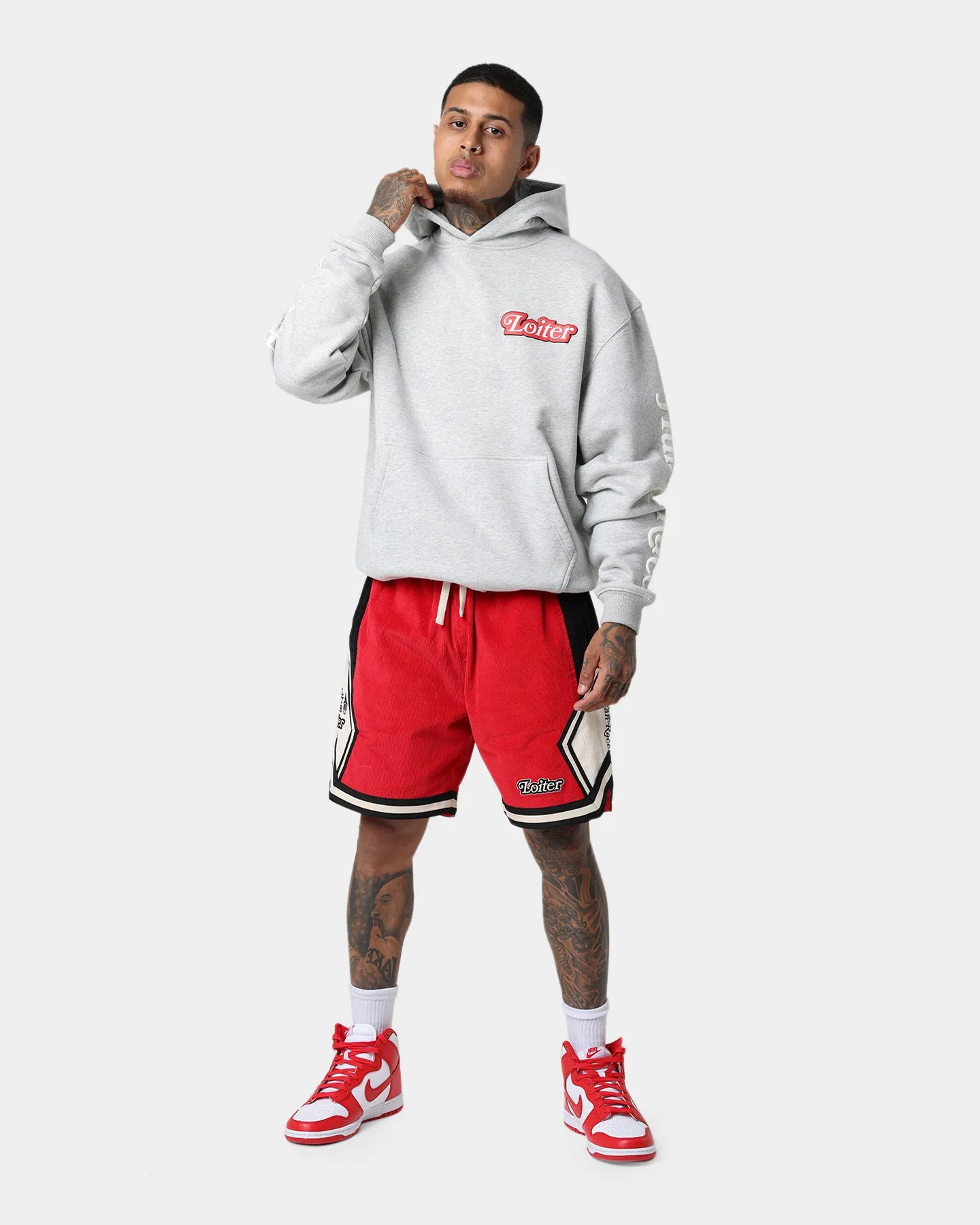 Loiter Carter Premium Hoodie Grey Custom