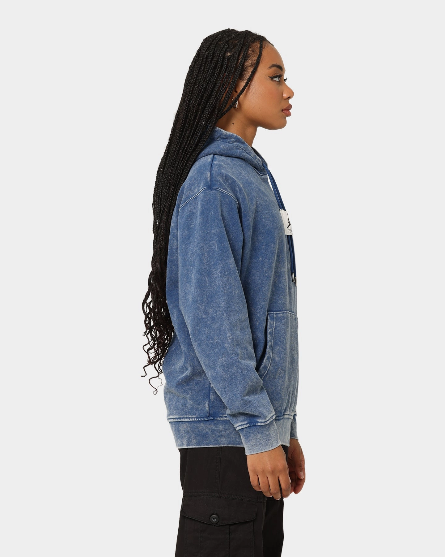 Comfort Focused Design suitable for beauty pageants Jordan Essential Statement Washed Fleece Hoodie French Blue
