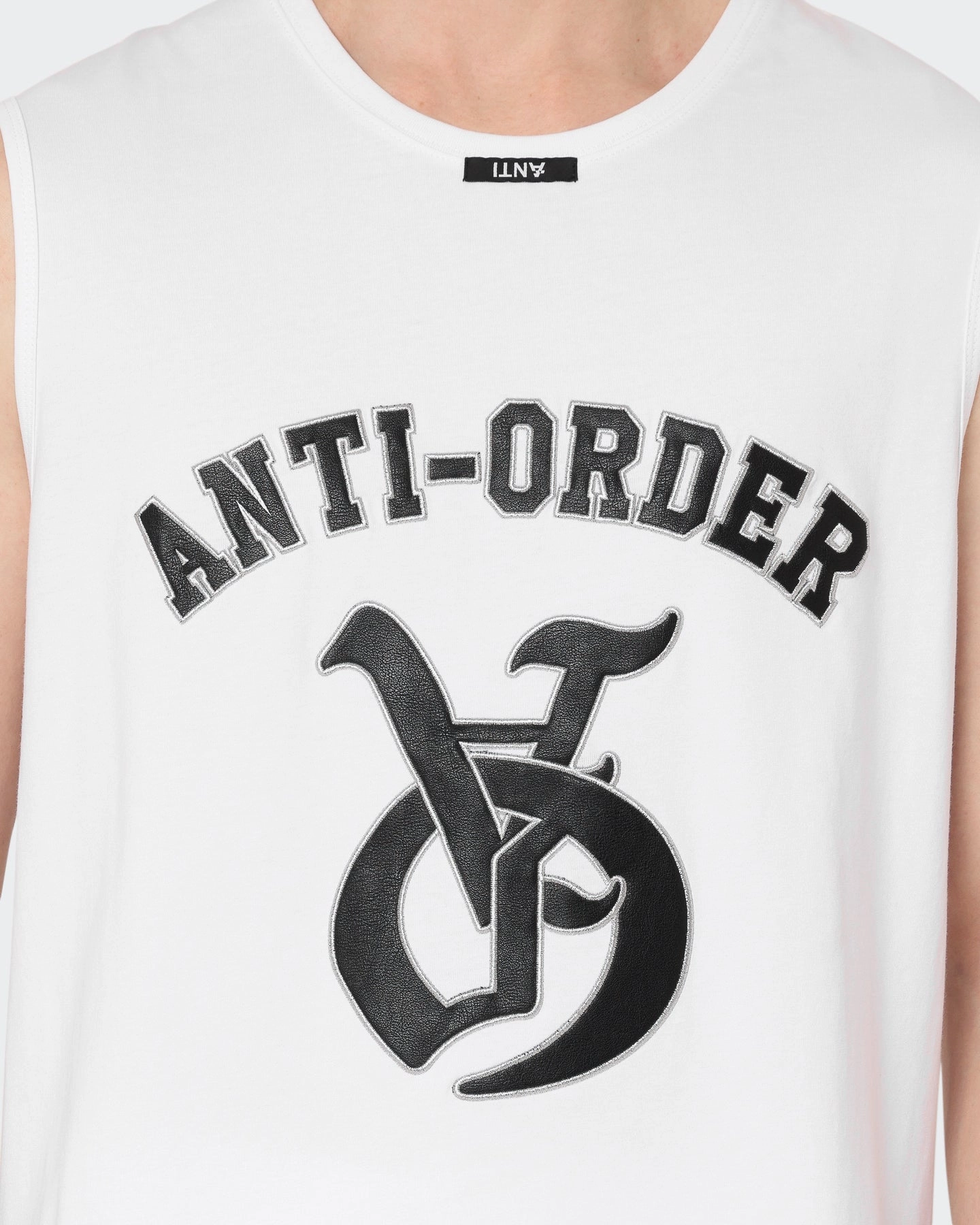 Wear Resistant Fabric Stylish Fit The Anti Order Antidote Unknown Singlet White