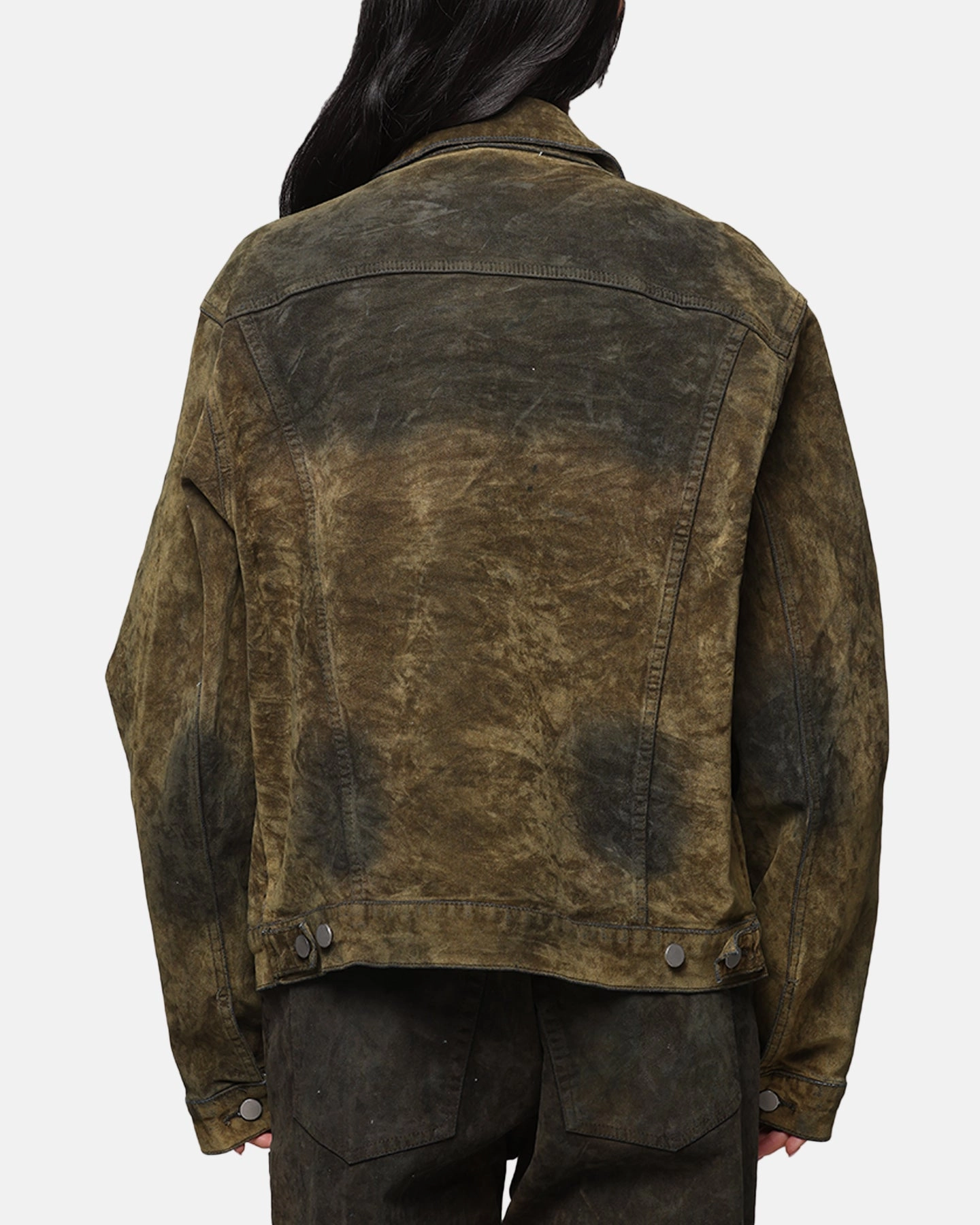 MNML SL3 Suede Jacket Olive/Black Urban Wear All Season