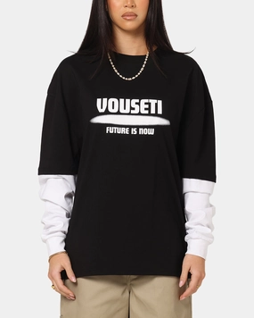 Fresh Look Vouseti Future Is Now Long Sleeve T-Shirt Black