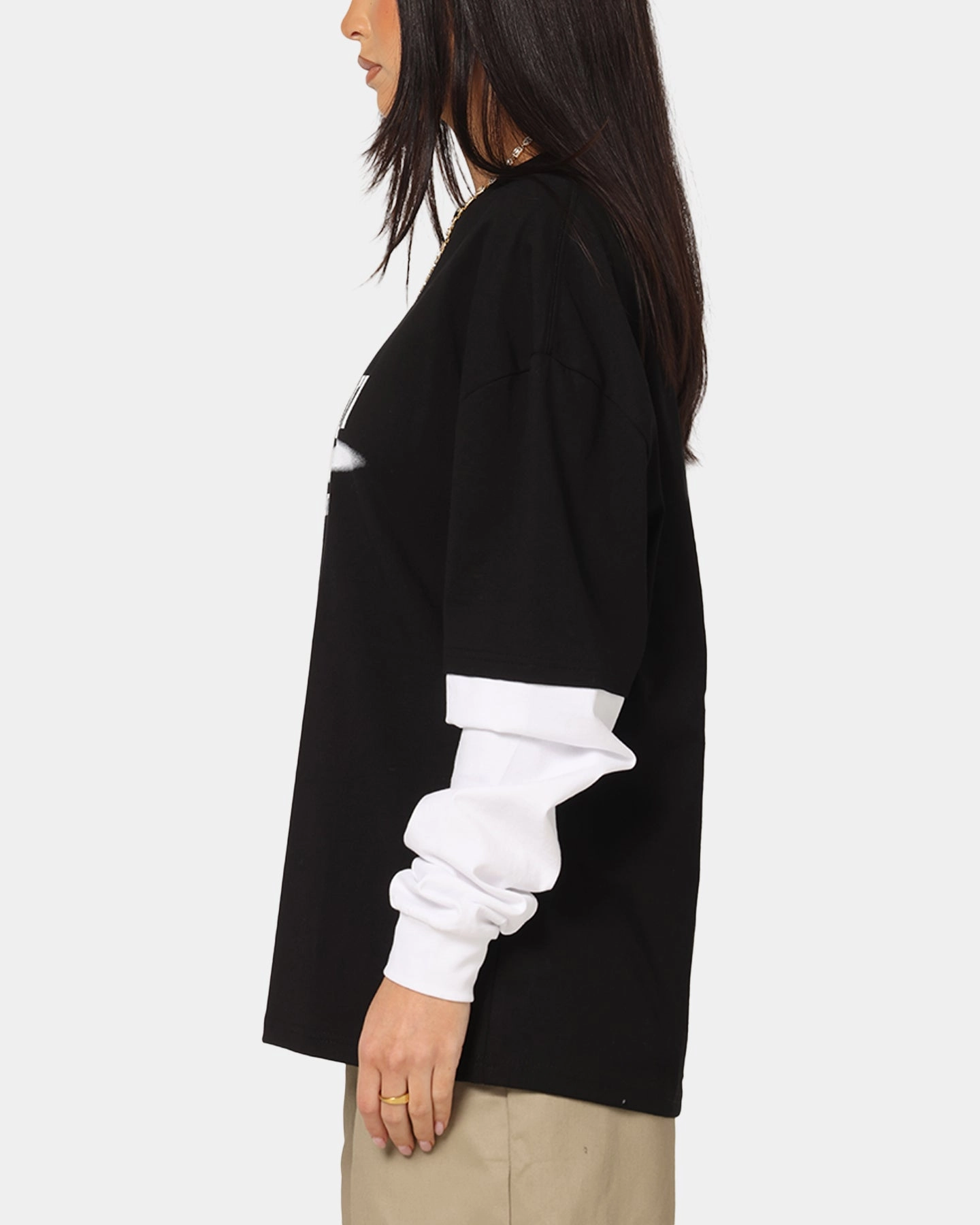 Vouseti Future Is Now Long Sleeve T-Shirt Black Indoor Comfort Vibrant Prints