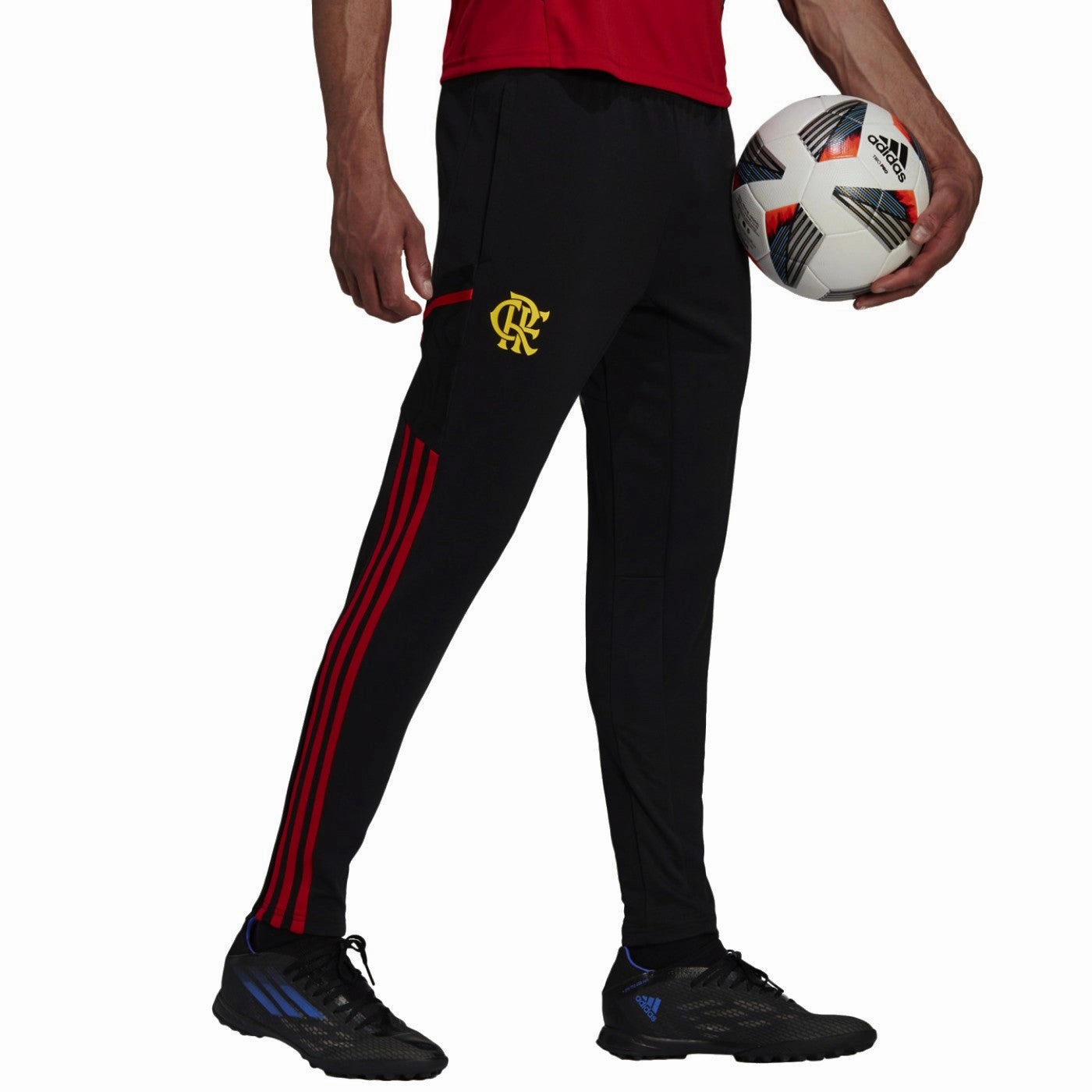 CR Flamengo training technical Soccer tracksuit 2022/23 - Adidas Outdoor Apparel short sleeves