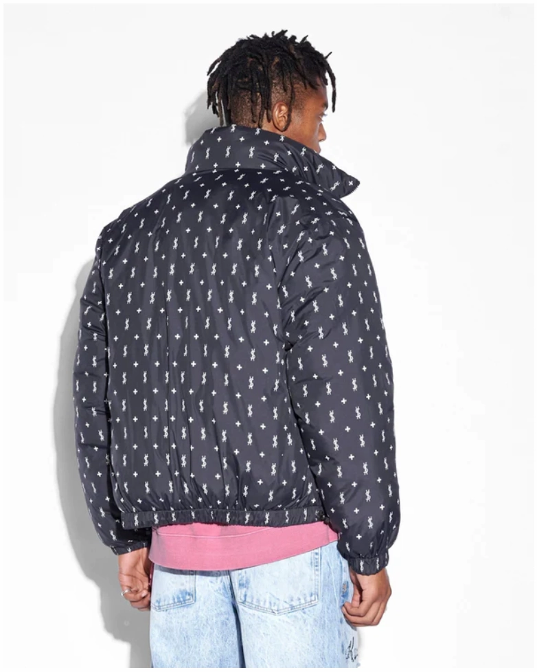 Magnetic Closures Flexible Hem Ksubi Flight Puffer Jacket Black