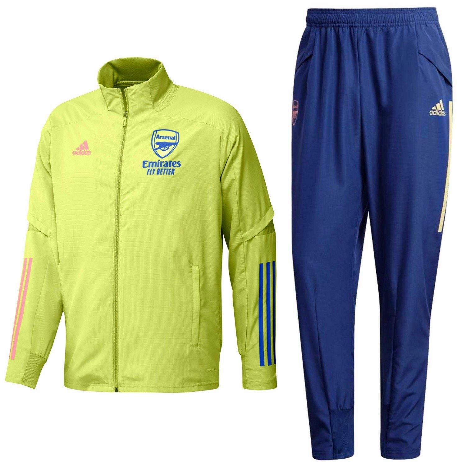 Ultimate Mobility Design Arsenal FC presentation Soccer tracksuit 2020/21 - Adidas